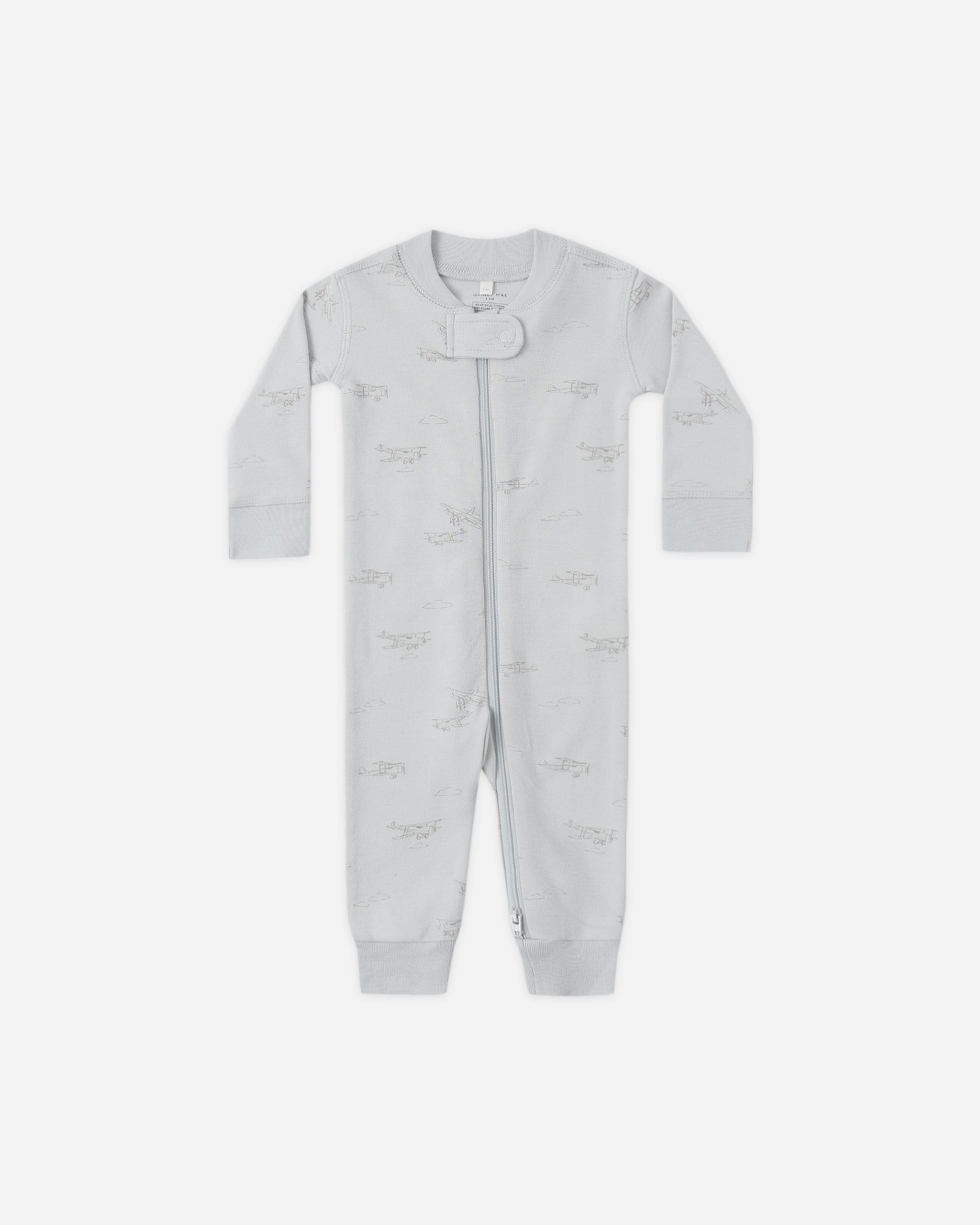 Zip Longsleeve Sleeper Airplane – Quincy Mae