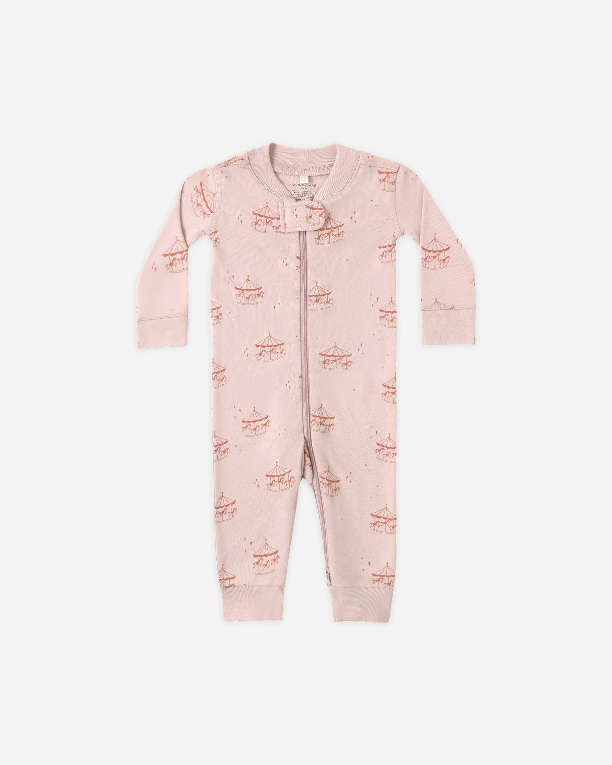 Zip Longsleeve Sleeper Carousel – Quincy Mae