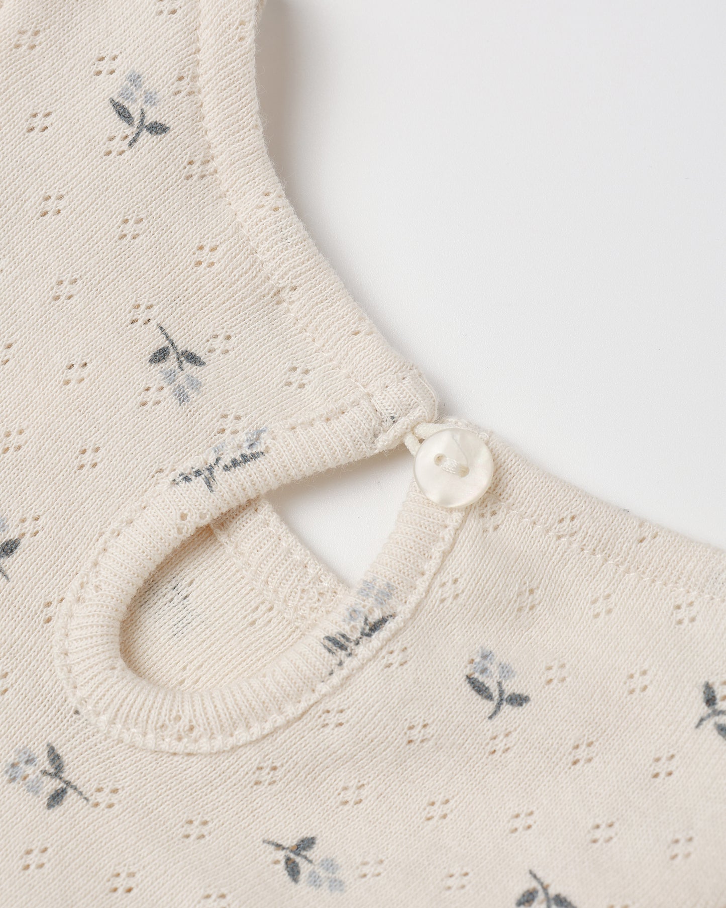 Long Sleeve Ruffle V Dress || Blue Ditsy - Rylee + Cru | Kids Clothes | Trendy Baby Clothes | Modern Infant Outfits |