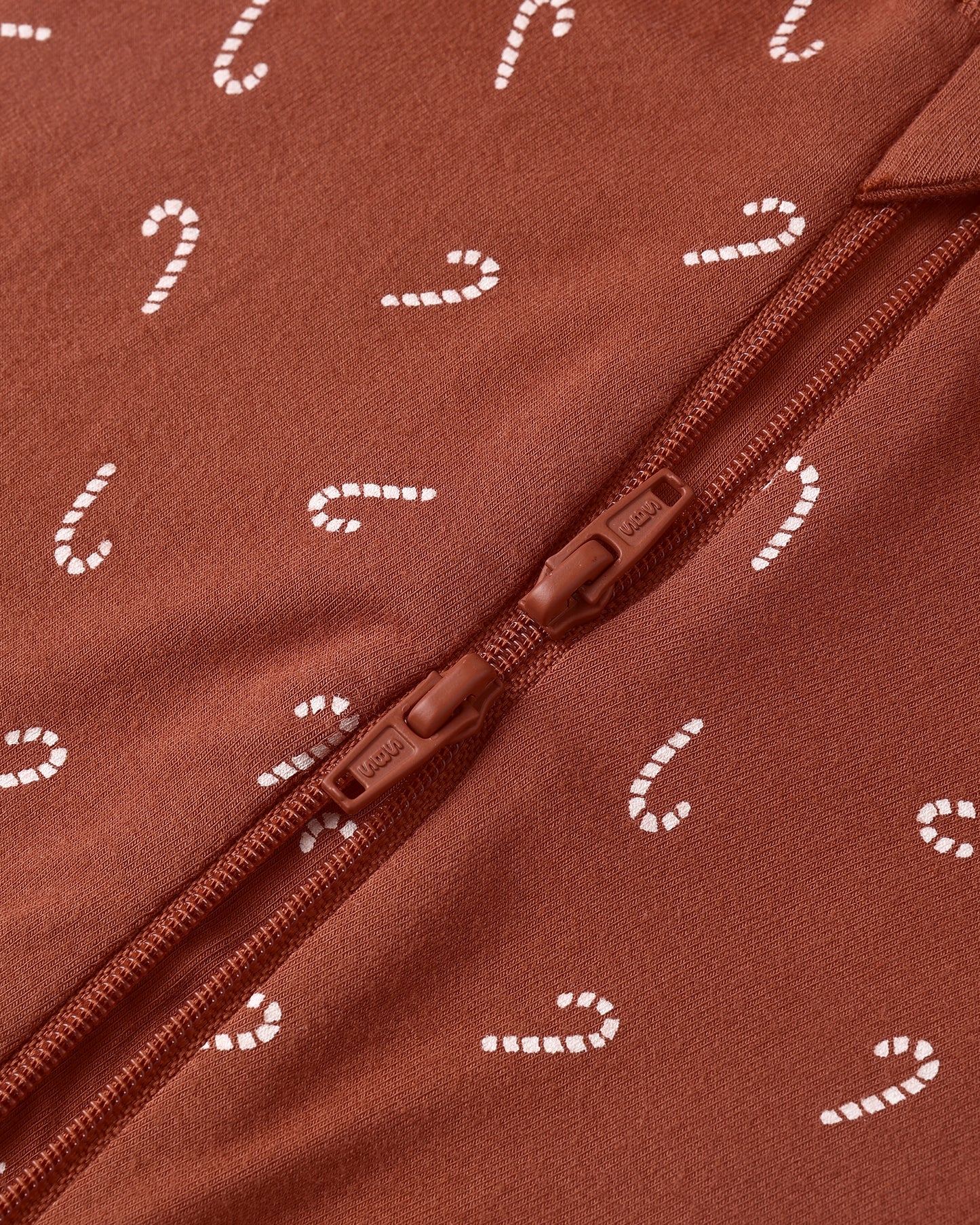 Bamboo Zip Footie || Candy Canes - Rylee + Cru | Kids Clothes | Trendy Baby Clothes | Modern Infant Outfits |