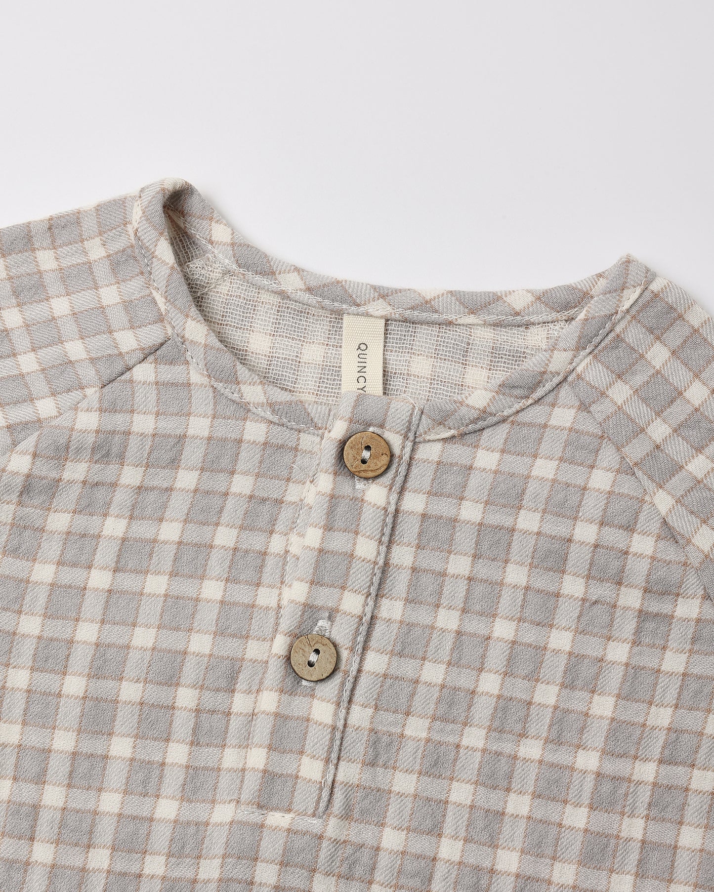Zion Shirt Blue Gingham - Rylee + Cru | Kids Clothes | Trendy Baby Clothes | Modern Infant Outfits |