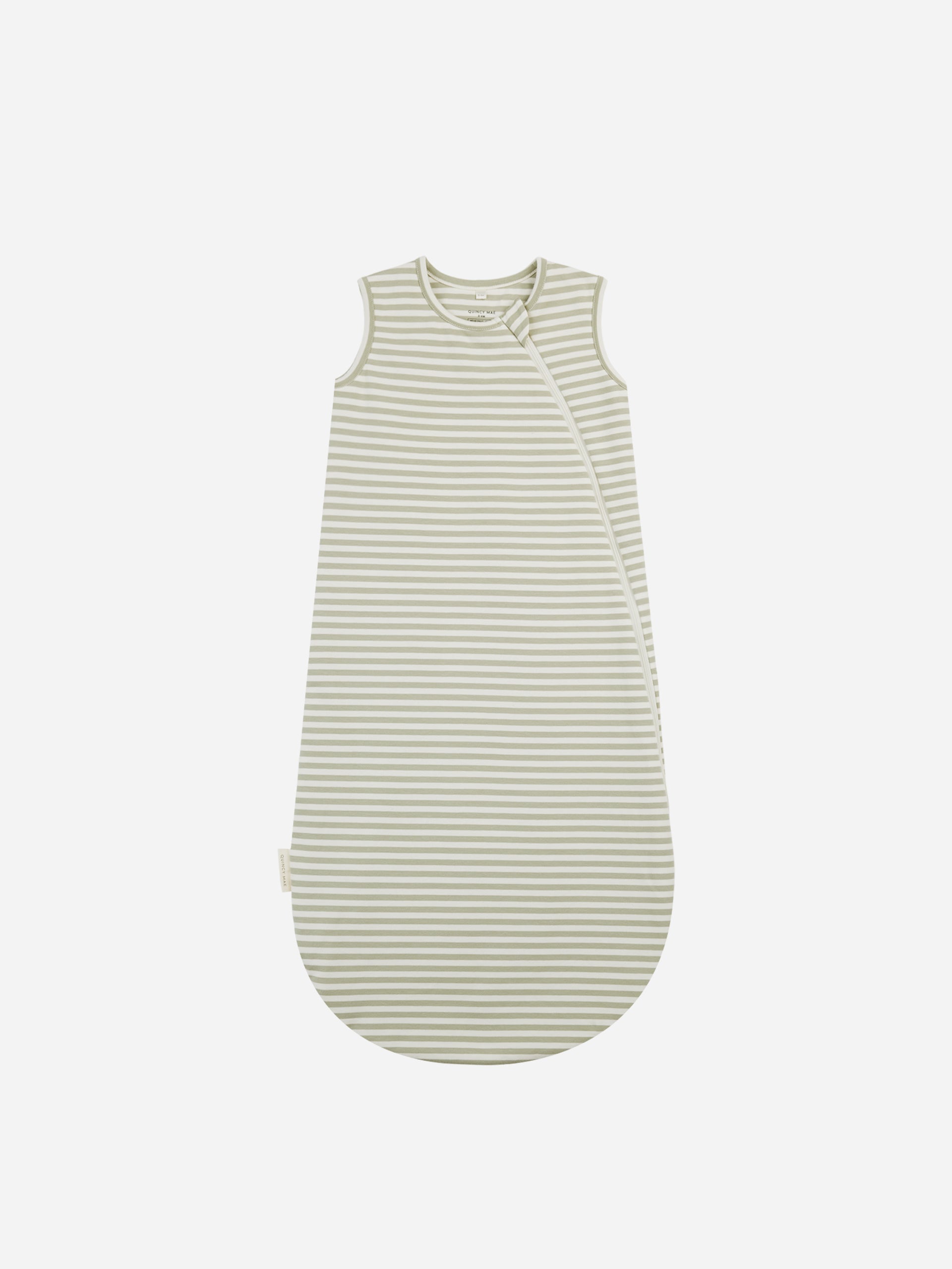 Jersey Sleep Bag || Sage Stripe - Rylee + Cru | Kids Clothes | Trendy Baby Clothes | Modern Infant Outfits |