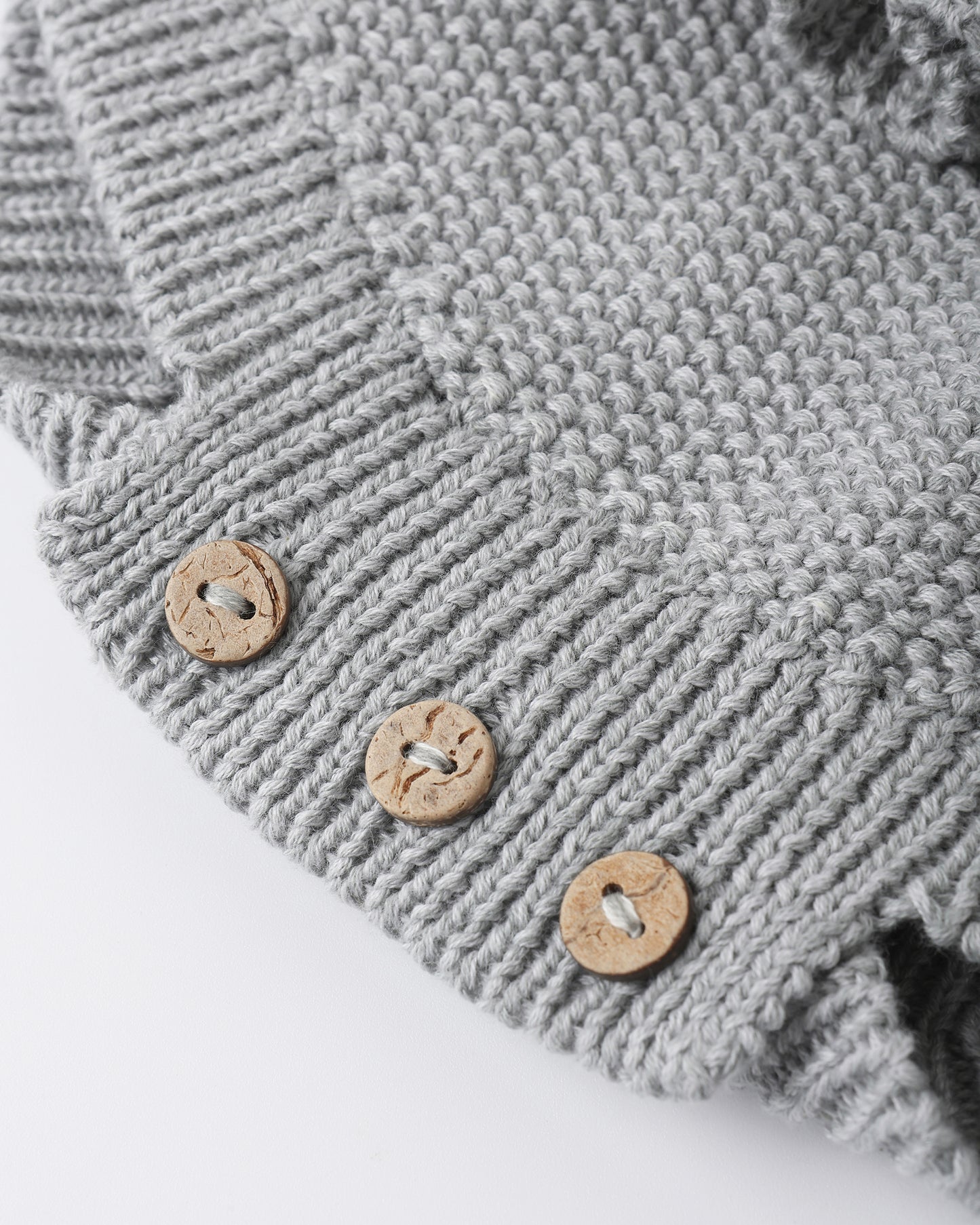 Knit Ruffle Romper Heathered Sky - Rylee + Cru | Kids Clothes | Trendy Baby Clothes | Modern Infant Outfits |