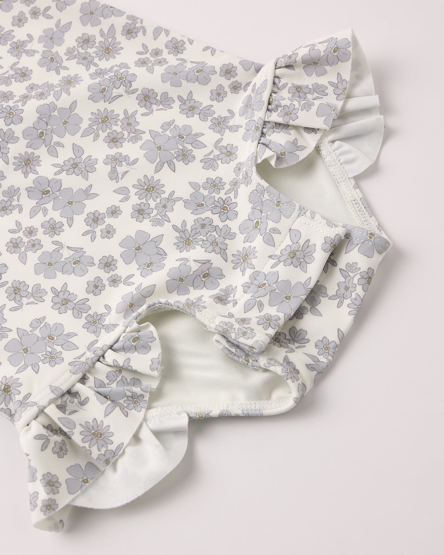 Olivia Rashguard One-Piece Blue Floral - Rylee + Cru | Kids Clothes | Trendy Baby Clothes | Modern Infant Outfits |