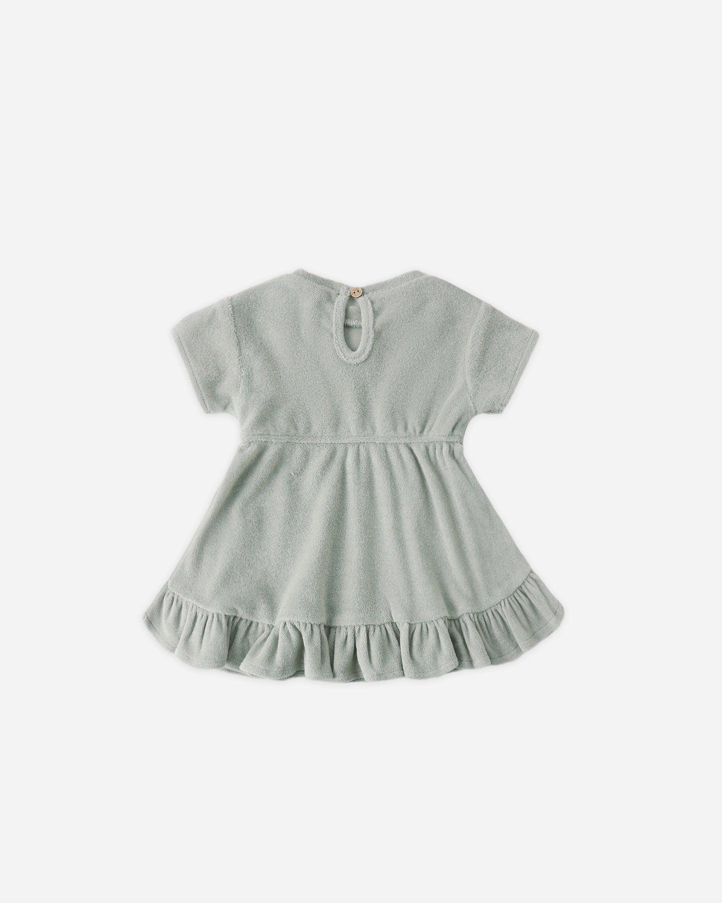 Terry Dress Sage - Rylee + Cru | Kids Clothes | Trendy Baby Clothes | Modern Infant Outfits |