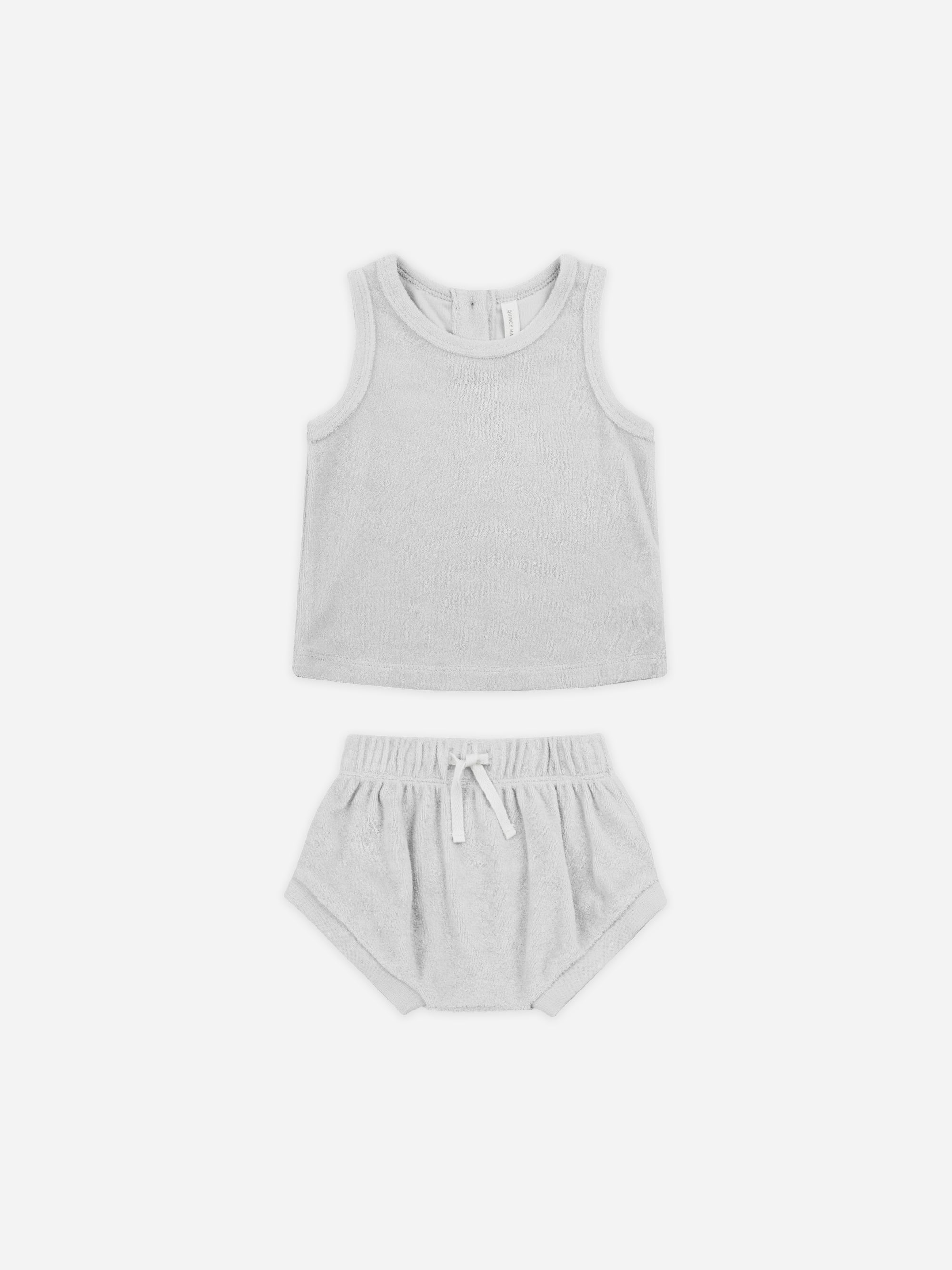 Quincy Mae Quincy Mae Terry Tank and Short Set