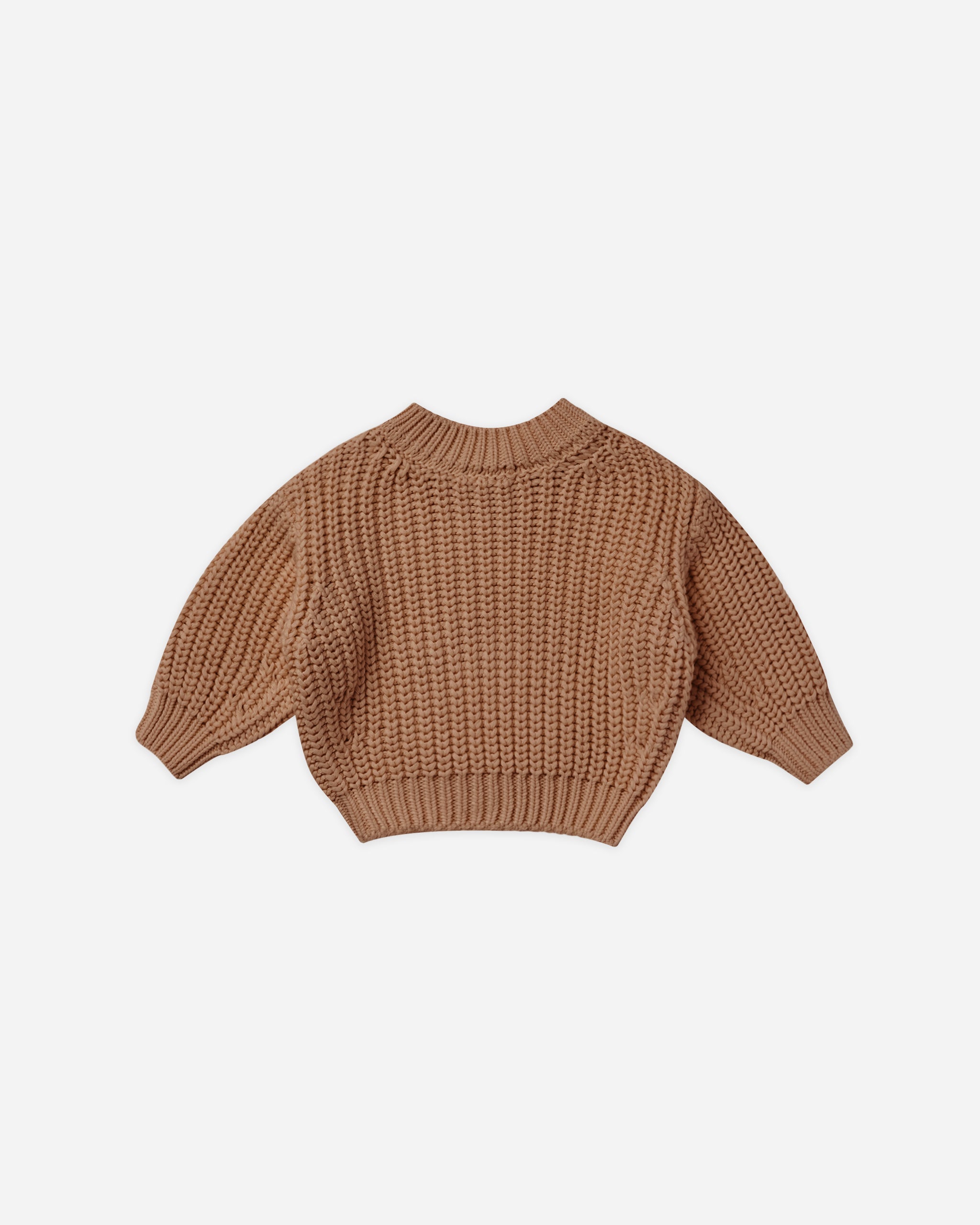Chunky Knit Sweater || Cinnamon – Quincy Mae