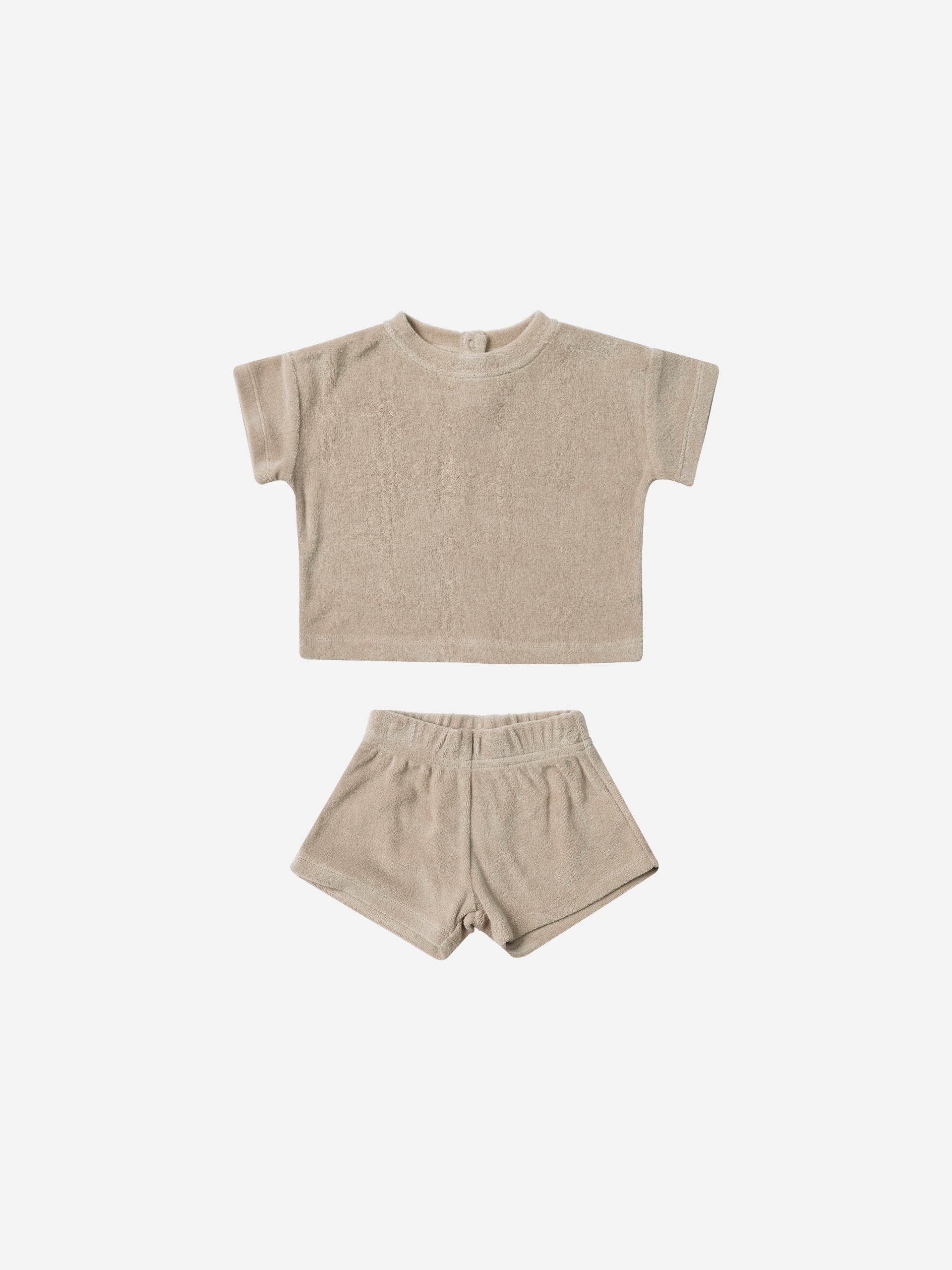 COU COU Pointelle-knit organic cotton shorts