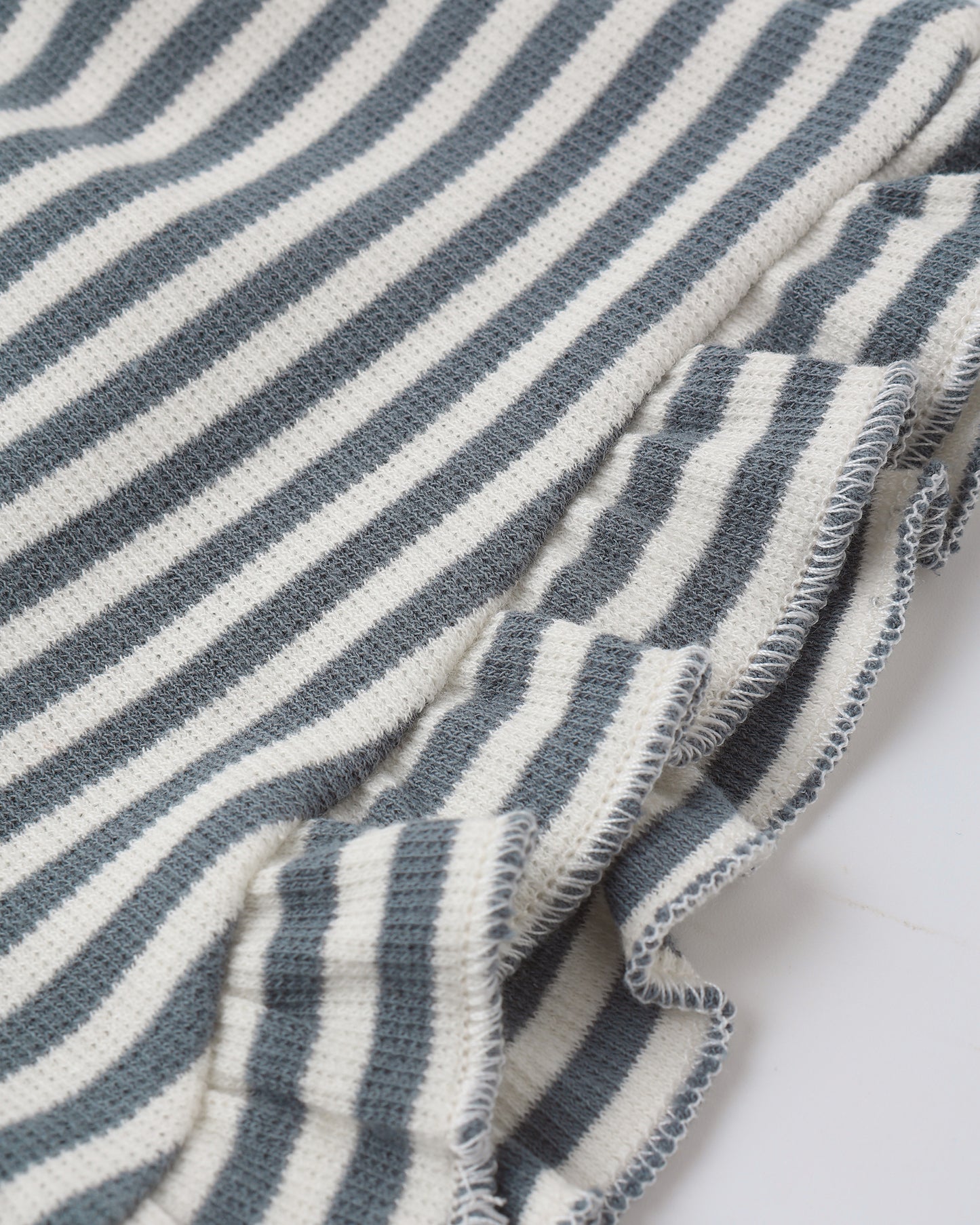 Evie Tank + Shortie Set Ocean Stripe - Rylee + Cru | Kids Clothes | Trendy Baby Clothes | Modern Infant Outfits |