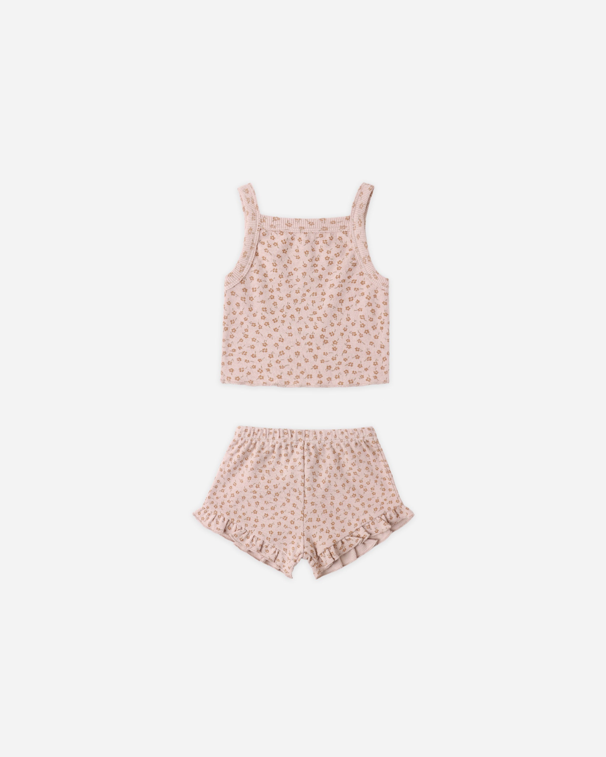 Evie Tank + Shortie Set Posy – Quincy Mae