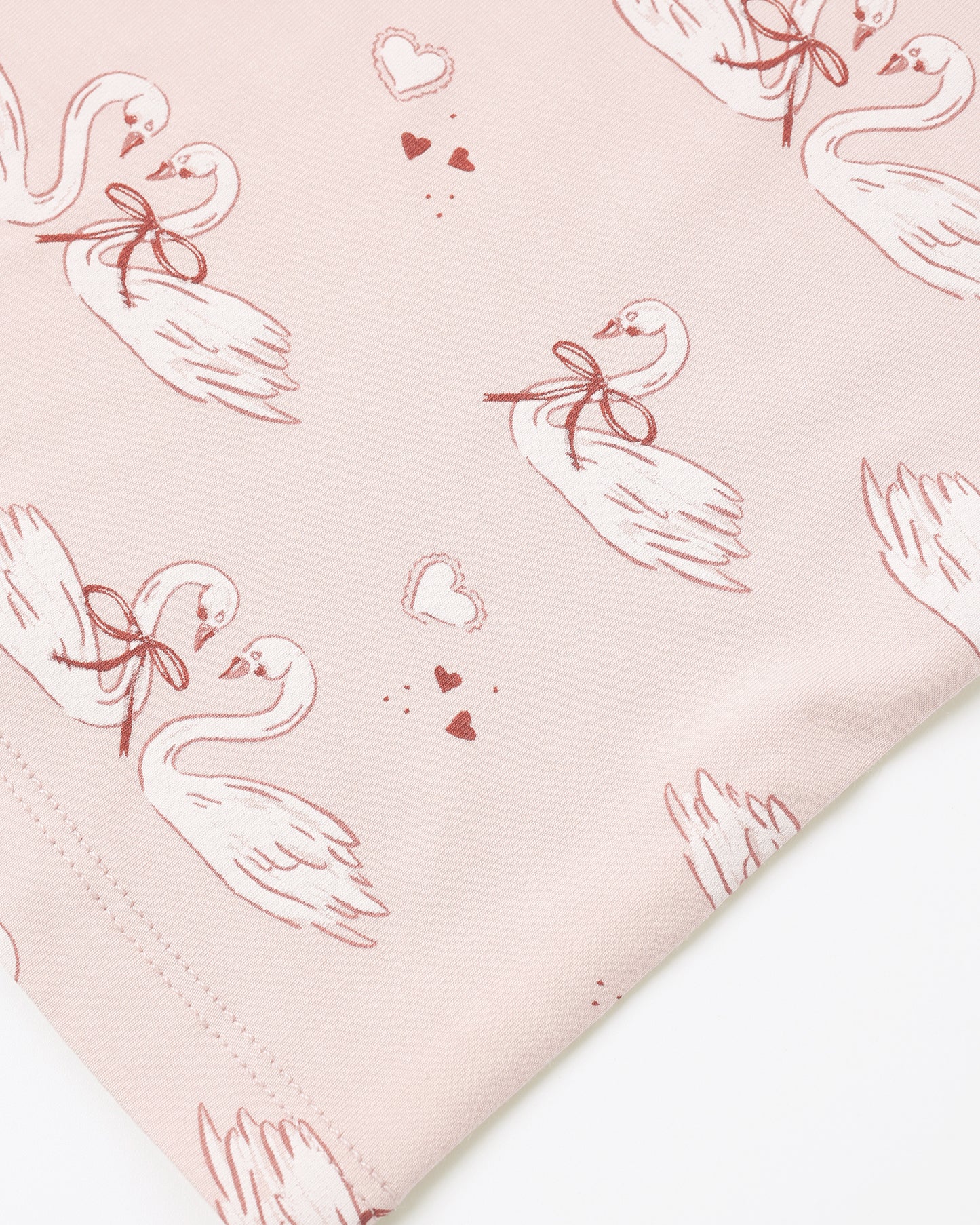 Bamboo Pajama Set Swans - Rylee + Cru | Kids Clothes | Trendy Baby Clothes | Modern Infant Outfits |