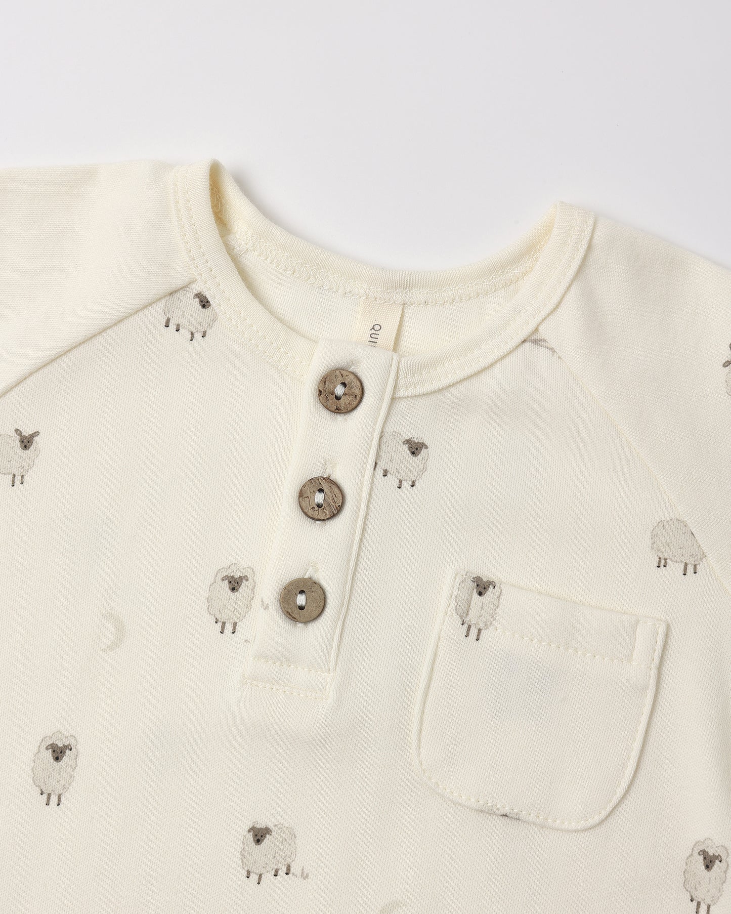 Short Sleeve Jumpsuit Sheep - Rylee + Cru | Kids Clothes | Trendy Baby Clothes | Modern Infant Outfits |