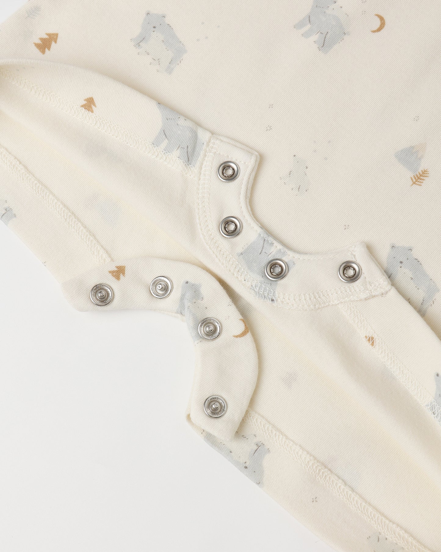 Long Sleeve Romper || Polar Bears - Rylee + Cru | Kids Clothes | Trendy Baby Clothes | Modern Infant Outfits |