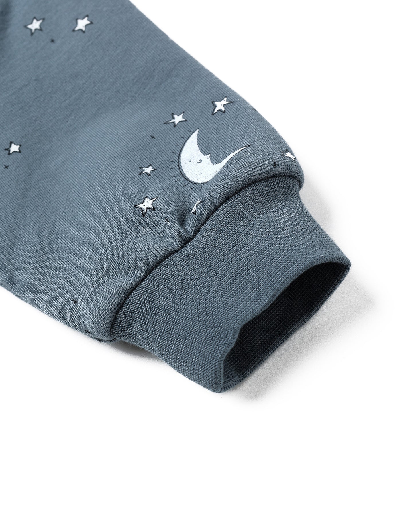 Relaxed Fleece Sweatshirt || Silver Moons - Rylee + Cru | Kids Clothes | Trendy Baby Clothes | Modern Infant Outfits |