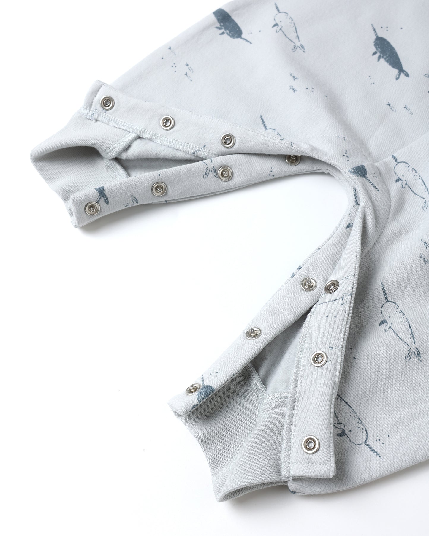 Relaxed Fleece Jumpsuit || Narwhals - Rylee + Cru | Kids Clothes | Trendy Baby Clothes | Modern Infant Outfits |