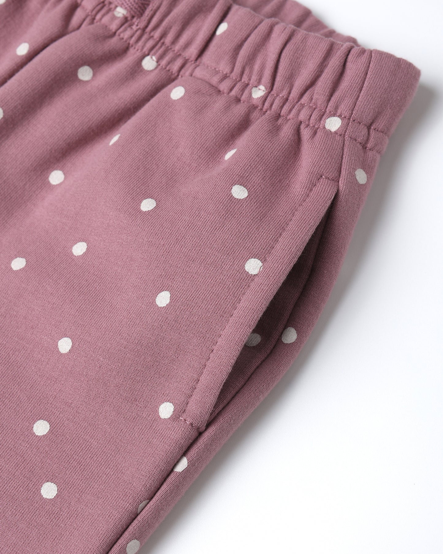 Relaxed Fleece Sweatpant || Polka Dot - Rylee + Cru | Kids Clothes | Trendy Baby Clothes | Modern Infant Outfits |