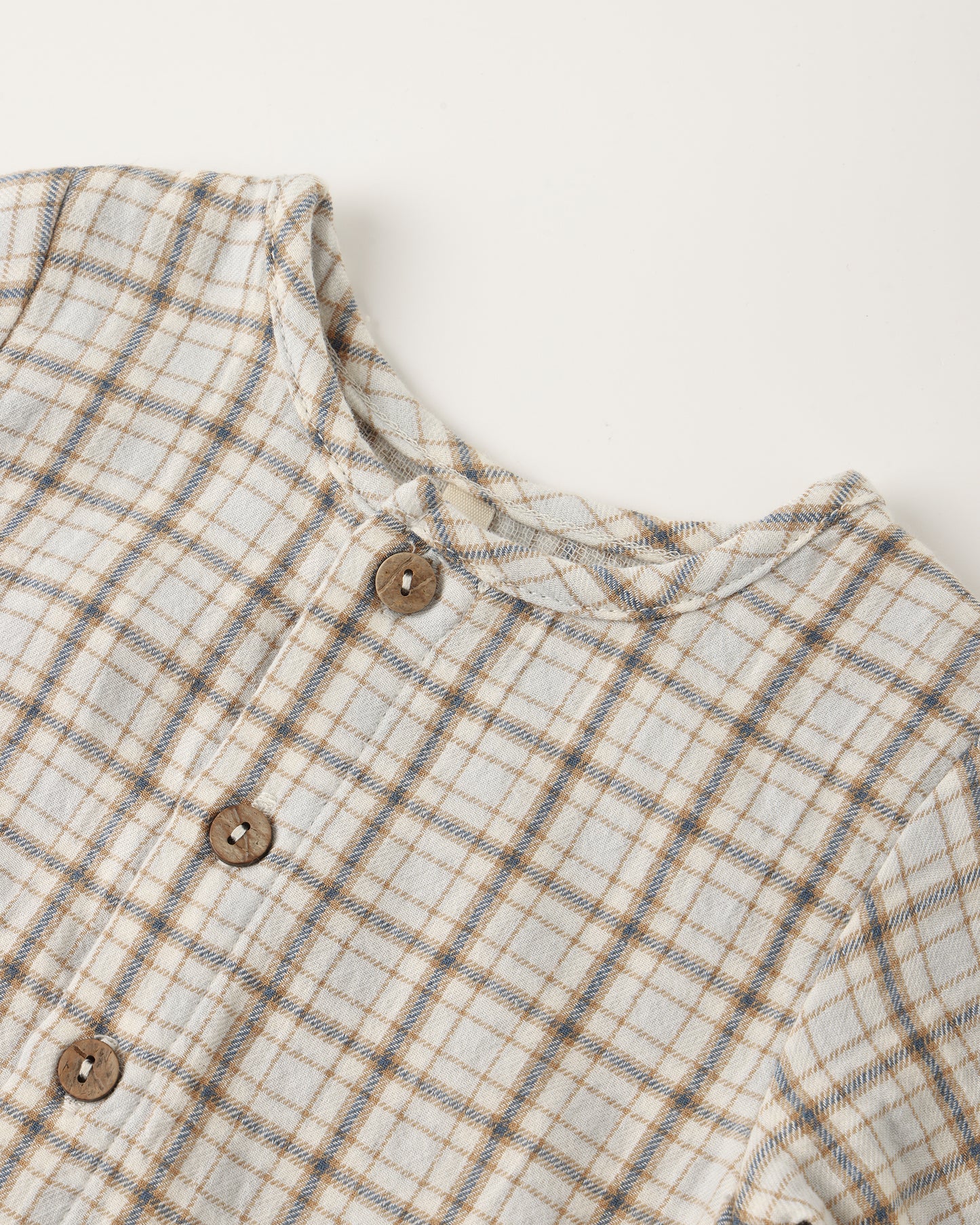 Pocketed Woven Jumpsuit || Blue Plaid - Rylee + Cru | Kids Clothes | Trendy Baby Clothes | Modern Infant Outfits |