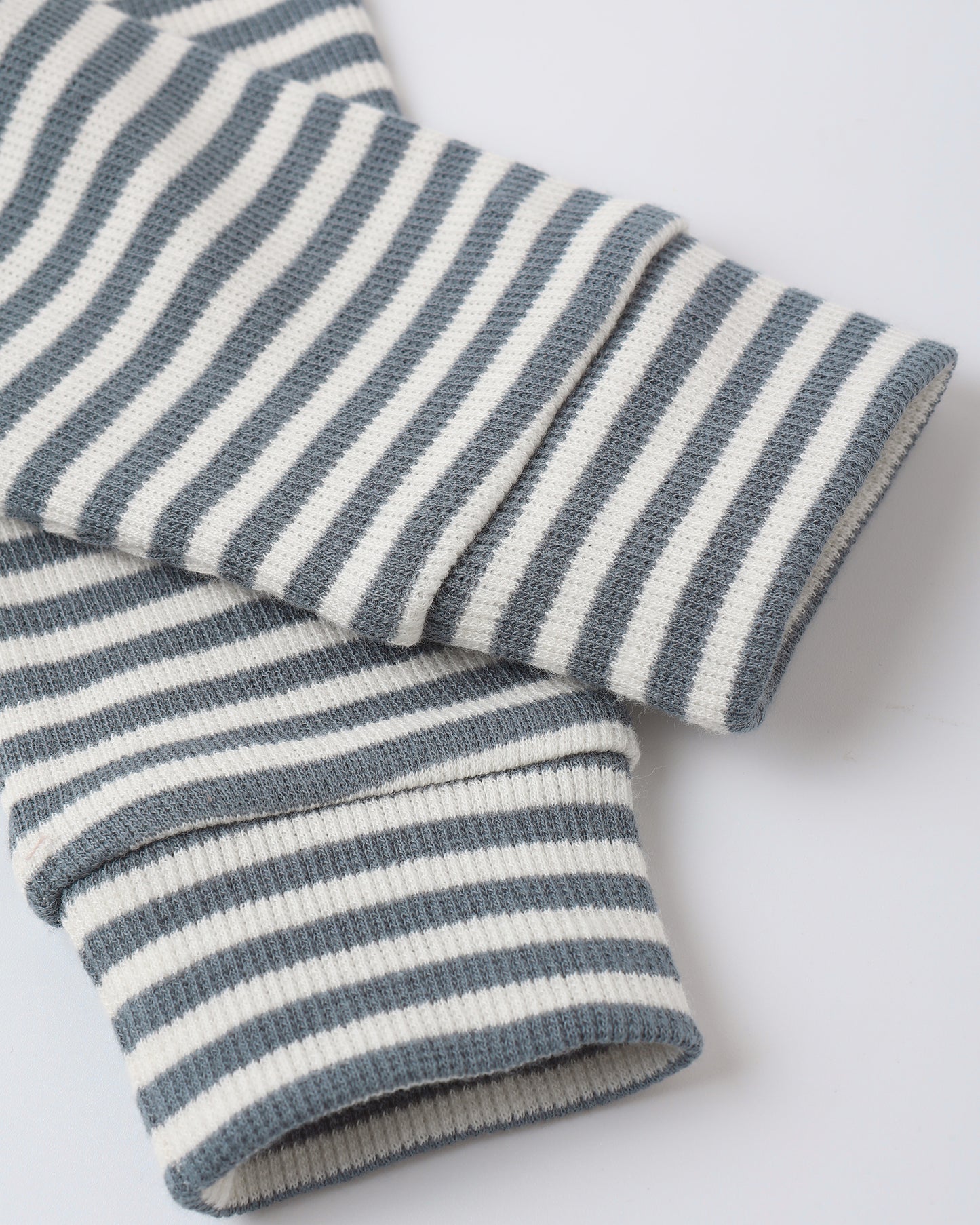 Ribbed Short Sleeve Tee + Legging Set Ocean Stripe - Rylee + Cru | Kids Clothes | Trendy Baby Clothes | Modern Infant Outfits |