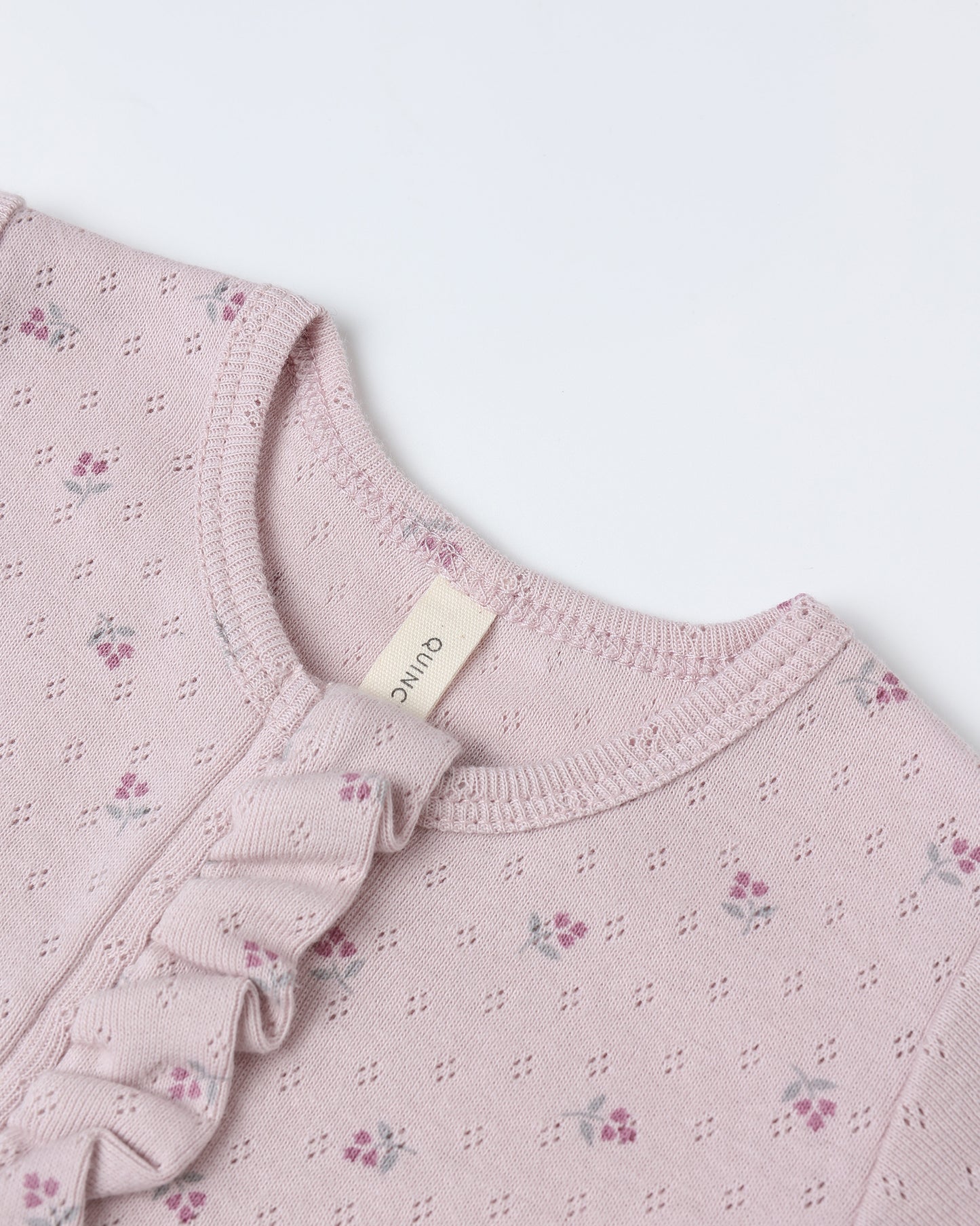 Ruffle Jumpsuit || Lilac Ditsy - Rylee + Cru | Kids Clothes | Trendy Baby Clothes | Modern Infant Outfits |