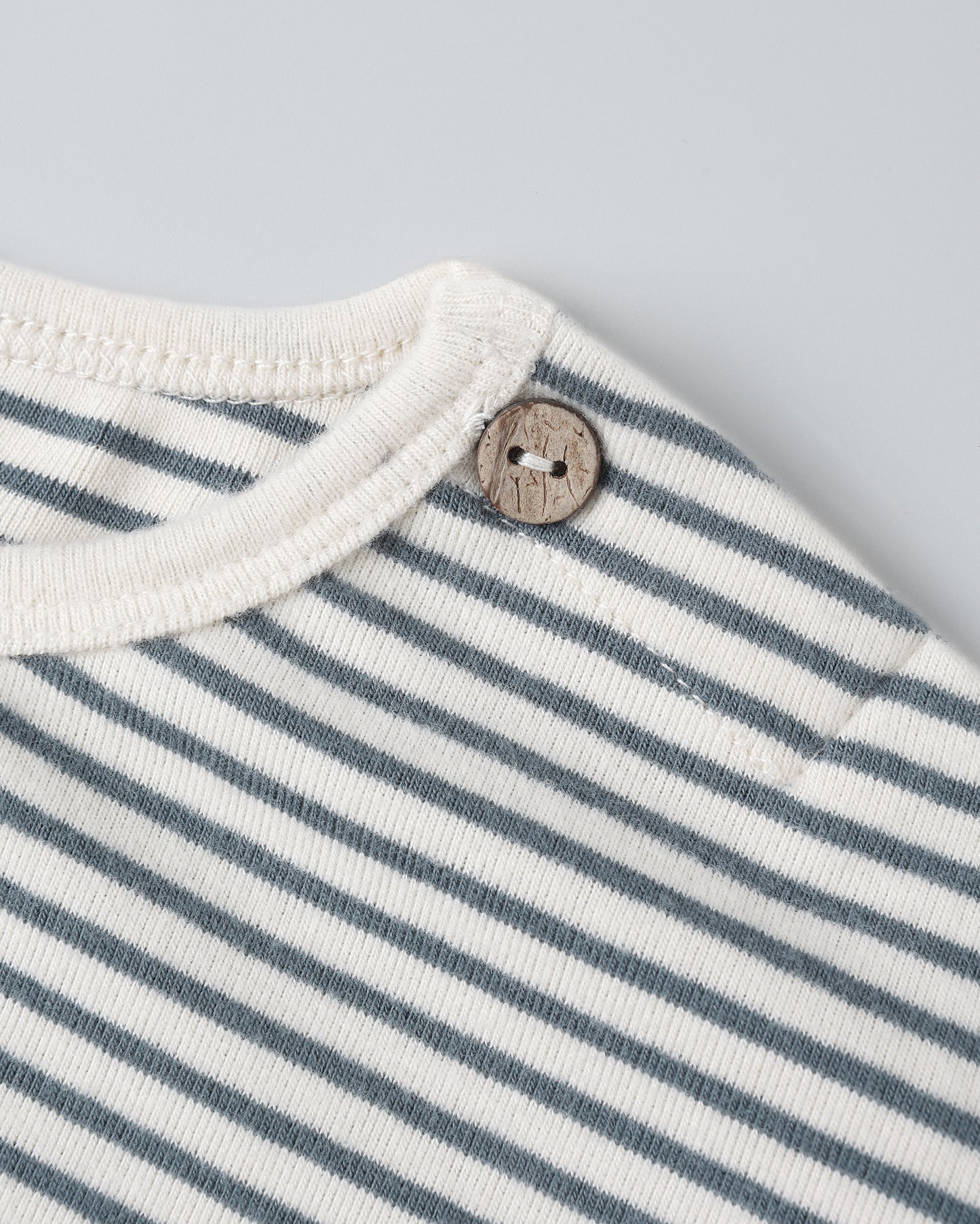 Long Sleeve Tee || Ocean Micro Stripe - Rylee + Cru | Kids Clothes | Trendy Baby Clothes | Modern Infant Outfits |