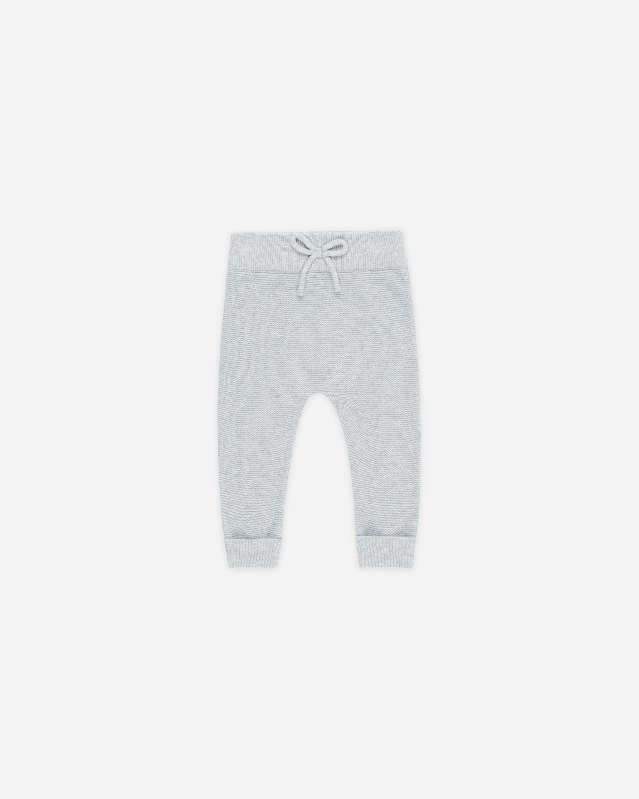 Knit Pant Heathered Dusty Blue – Quincy Mae