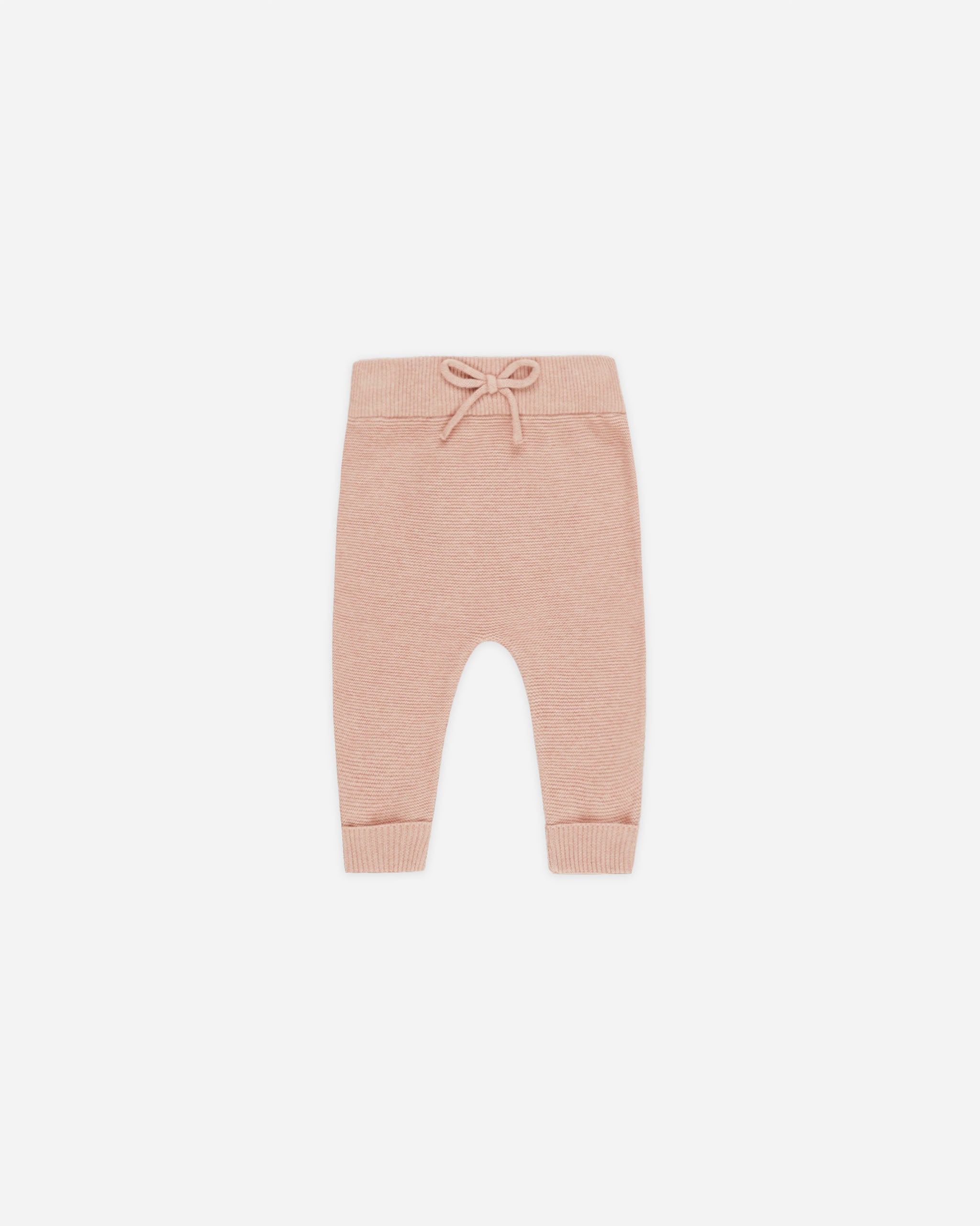 Knit Pant Heathered Rose – Quincy Mae