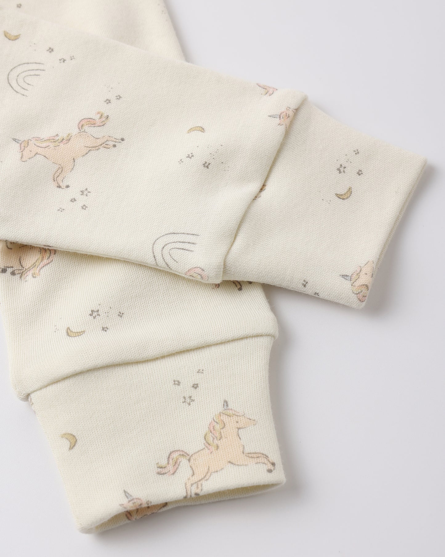 Jersey Pajama Set Unicorns - Rylee + Cru | Kids Clothes | Trendy Baby Clothes | Modern Infant Outfits |