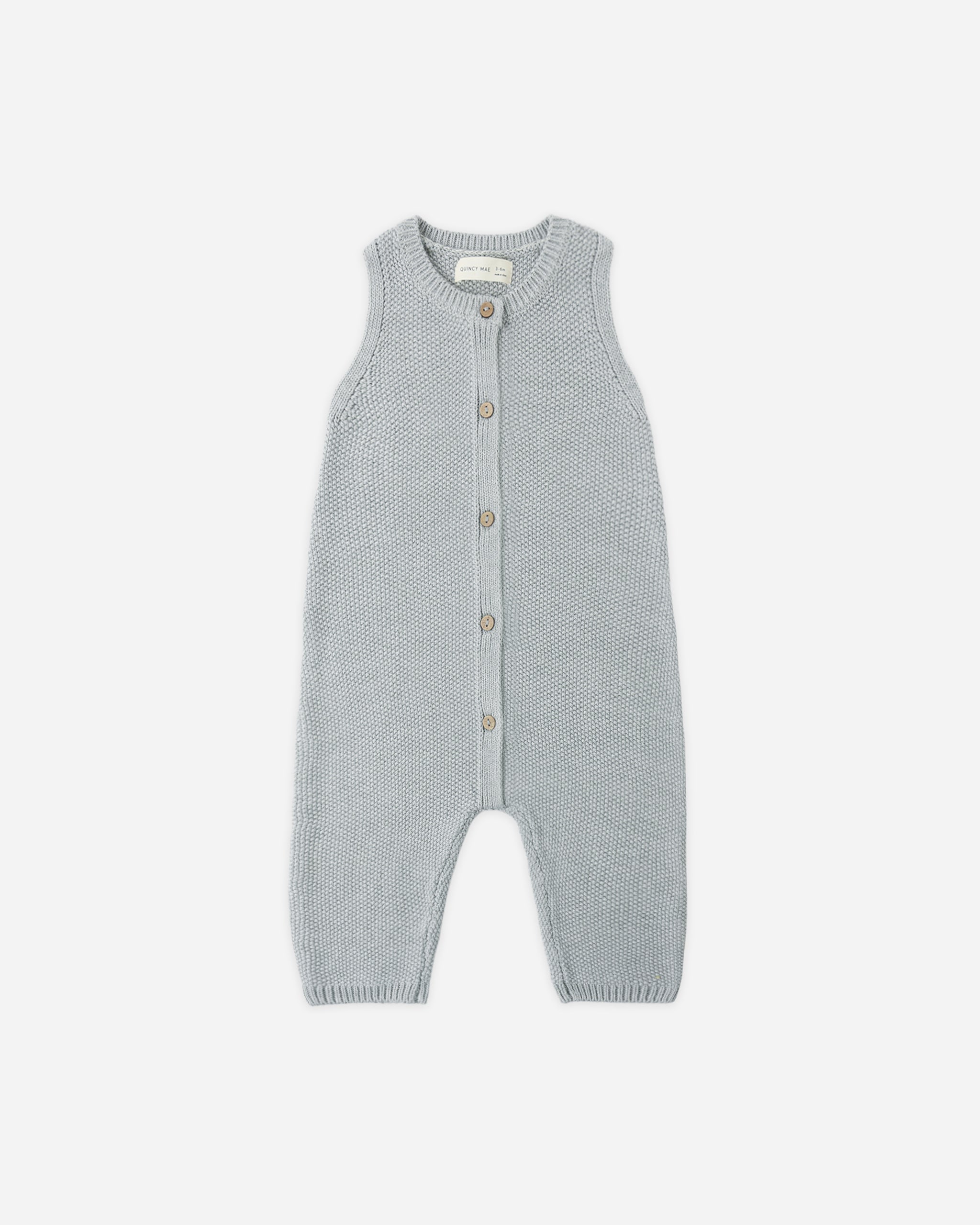 Knit Jumpsuit Heathered Sky – Quincy Mae