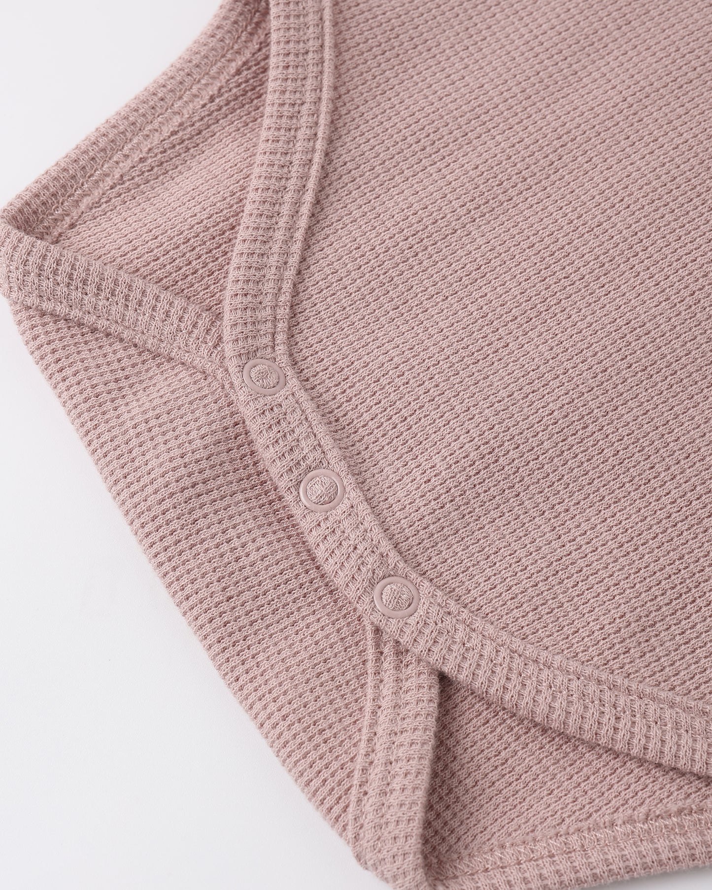 Short Sleeve Waffle Bodysuit Mauve - Rylee + Cru | Kids Clothes | Trendy Baby Clothes | Modern Infant Outfits |
