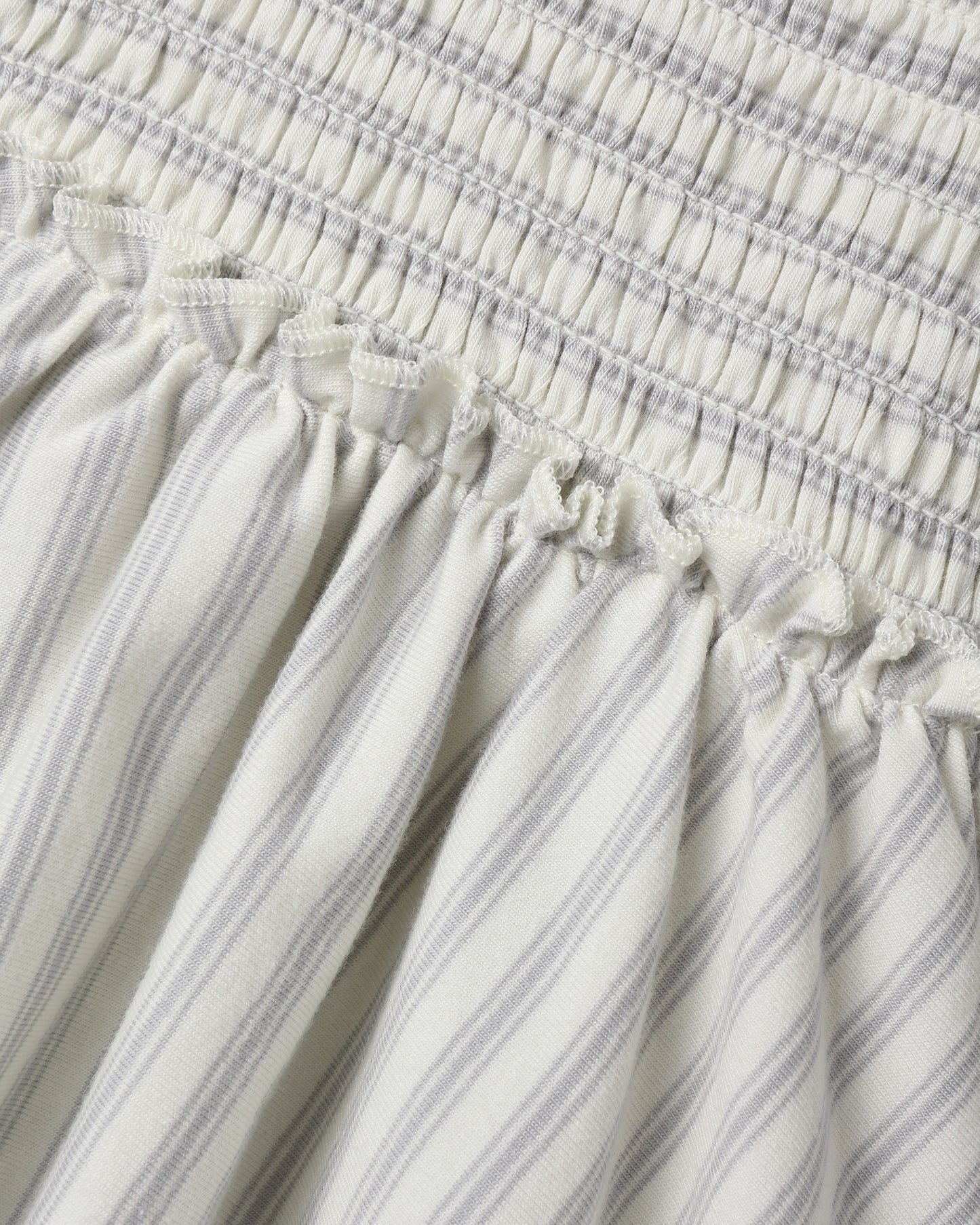 Lainey Romper Cloud Stripe - Rylee + Cru | Kids Clothes | Trendy Baby Clothes | Modern Infant Outfits |
