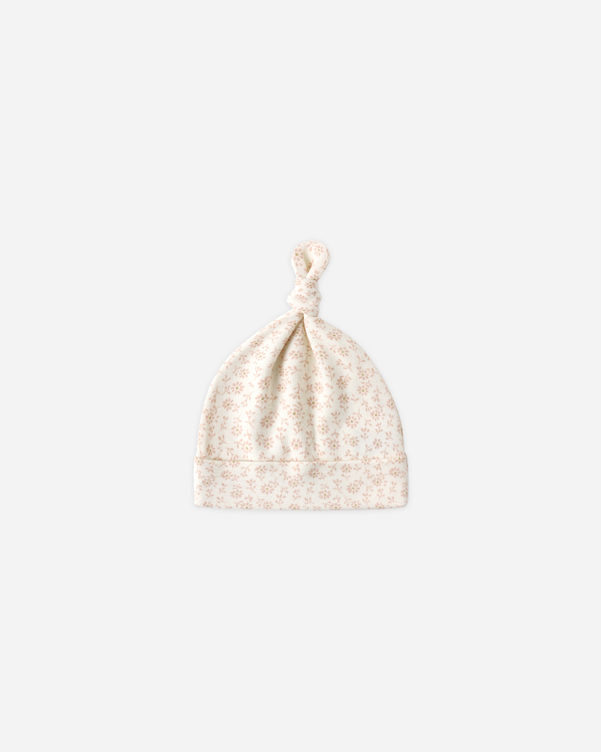 Knotted Baby Hat Ditsy – Quincy Mae