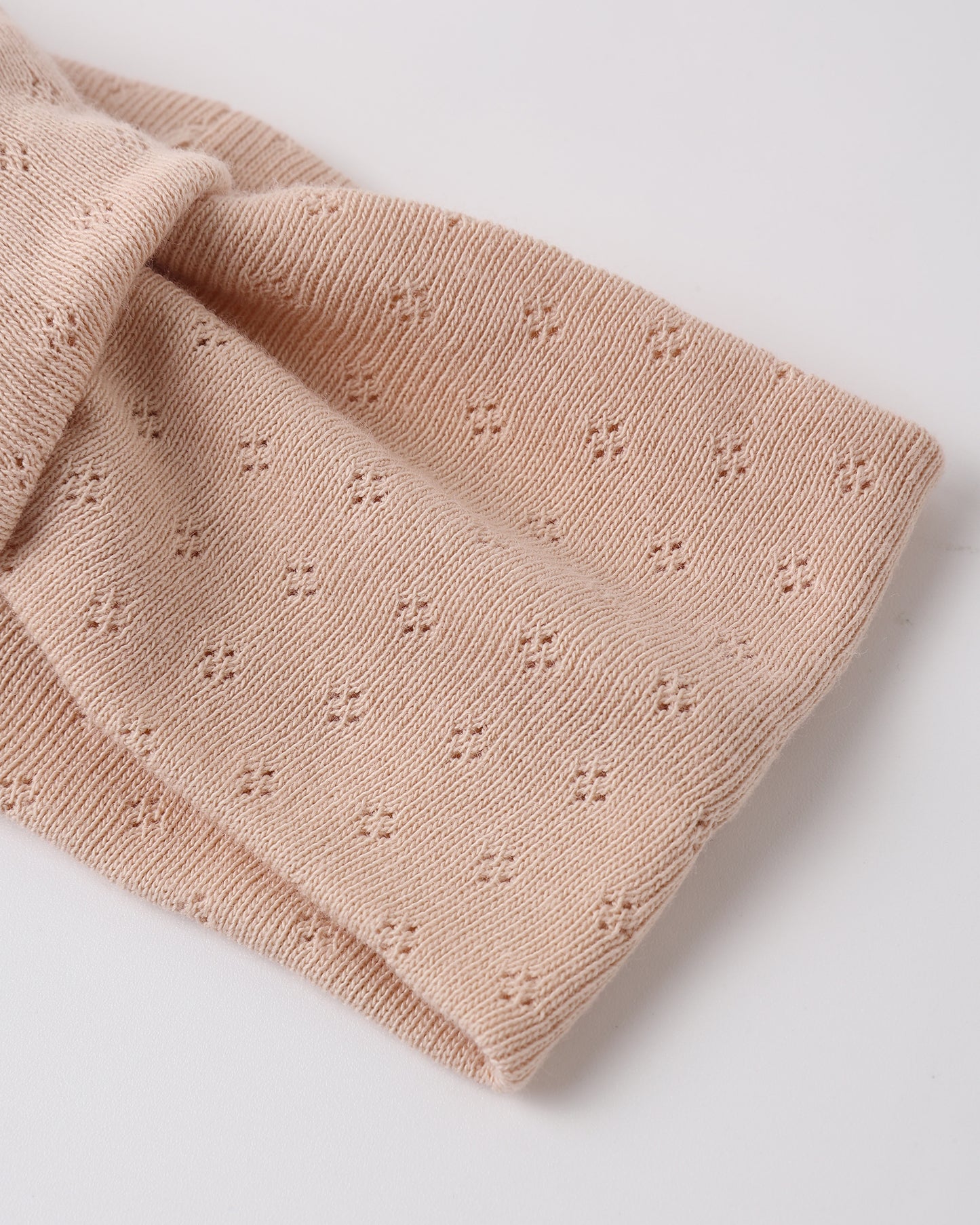 Pointelle Knotted Headband Melon - Rylee + Cru | Kids Clothes | Trendy Baby Clothes | Modern Infant Outfits |