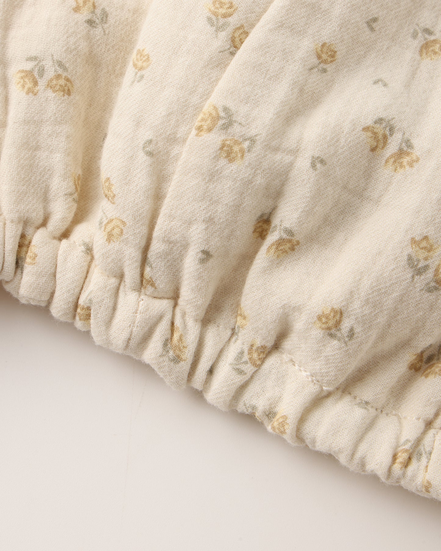 Woven Ruffle Bonnet || Golden Floral - Rylee + Cru | Kids Clothes | Trendy Baby Clothes | Modern Infant Outfits |