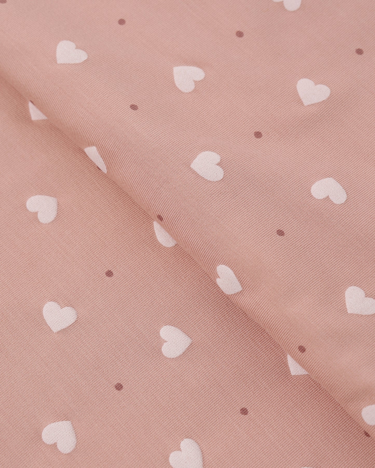 Bamboo Swaddle + Knotted Hat Pink Hearts