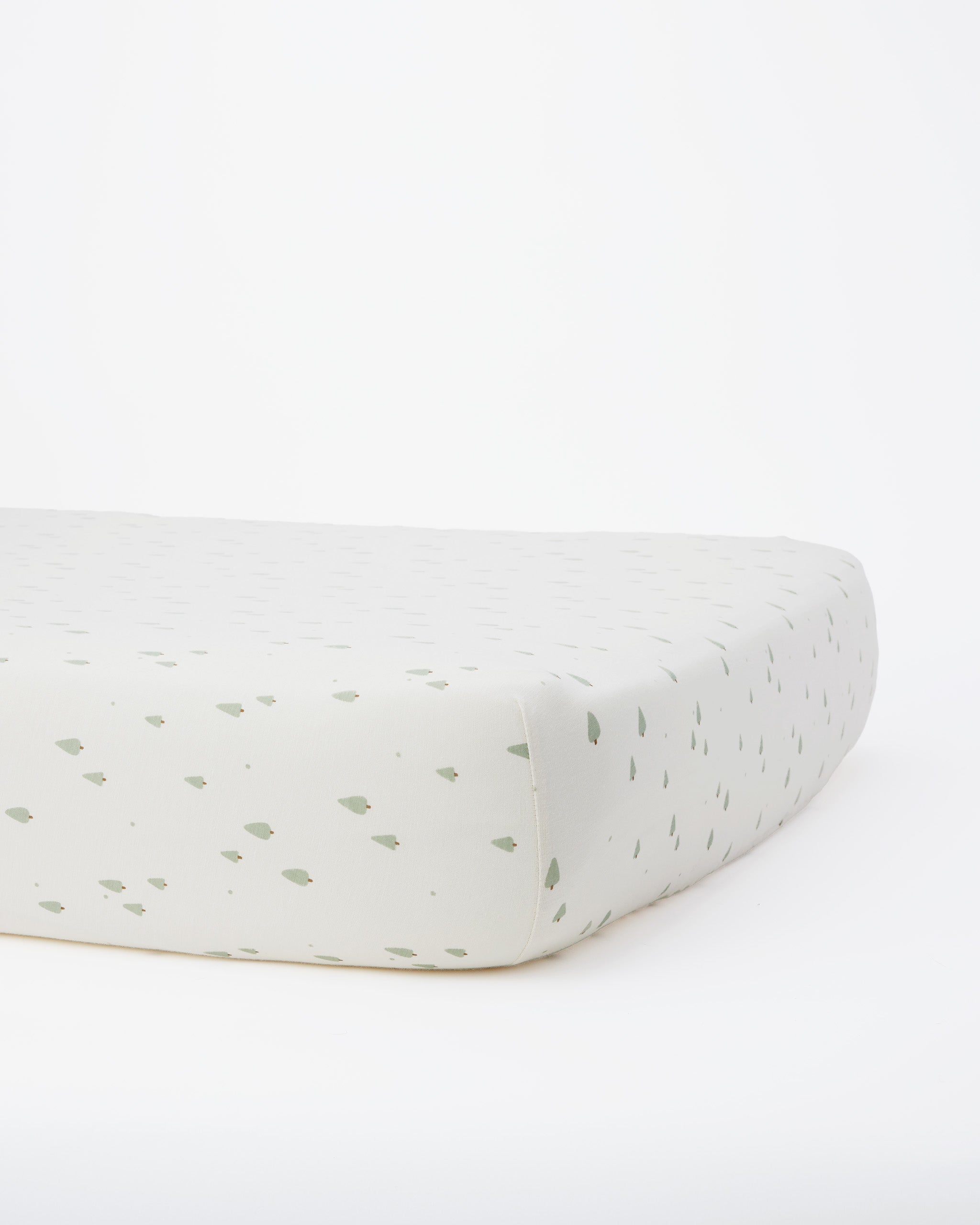 Quincy Mae Bamboo Crib Sheet - Oat Gingham main image 1
