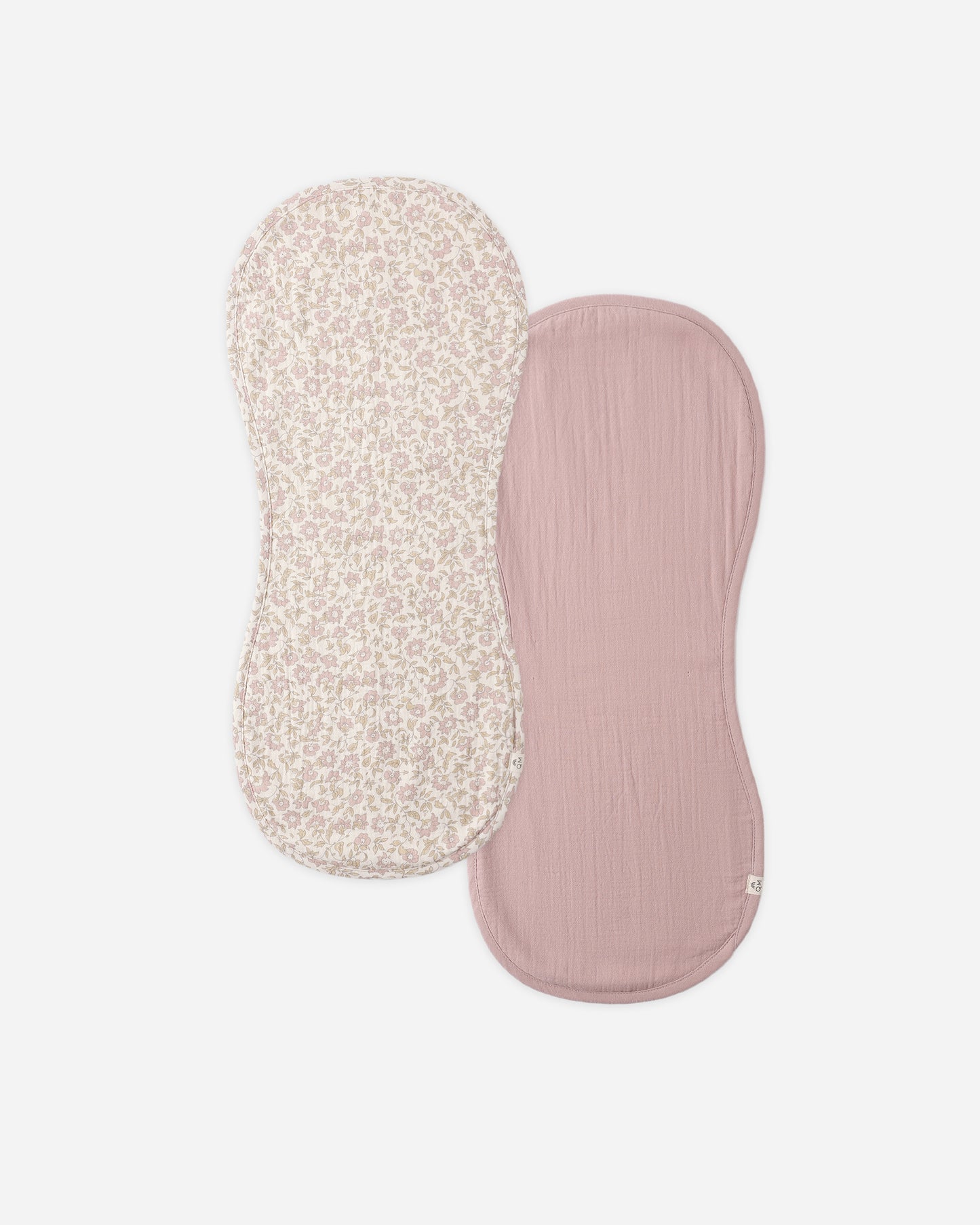 Burp Cloth, 2 Pack Dahlia, Mauve - Rylee + Cru | Kids Clothes | Trendy Baby Clothes | Modern Infant Outfits |