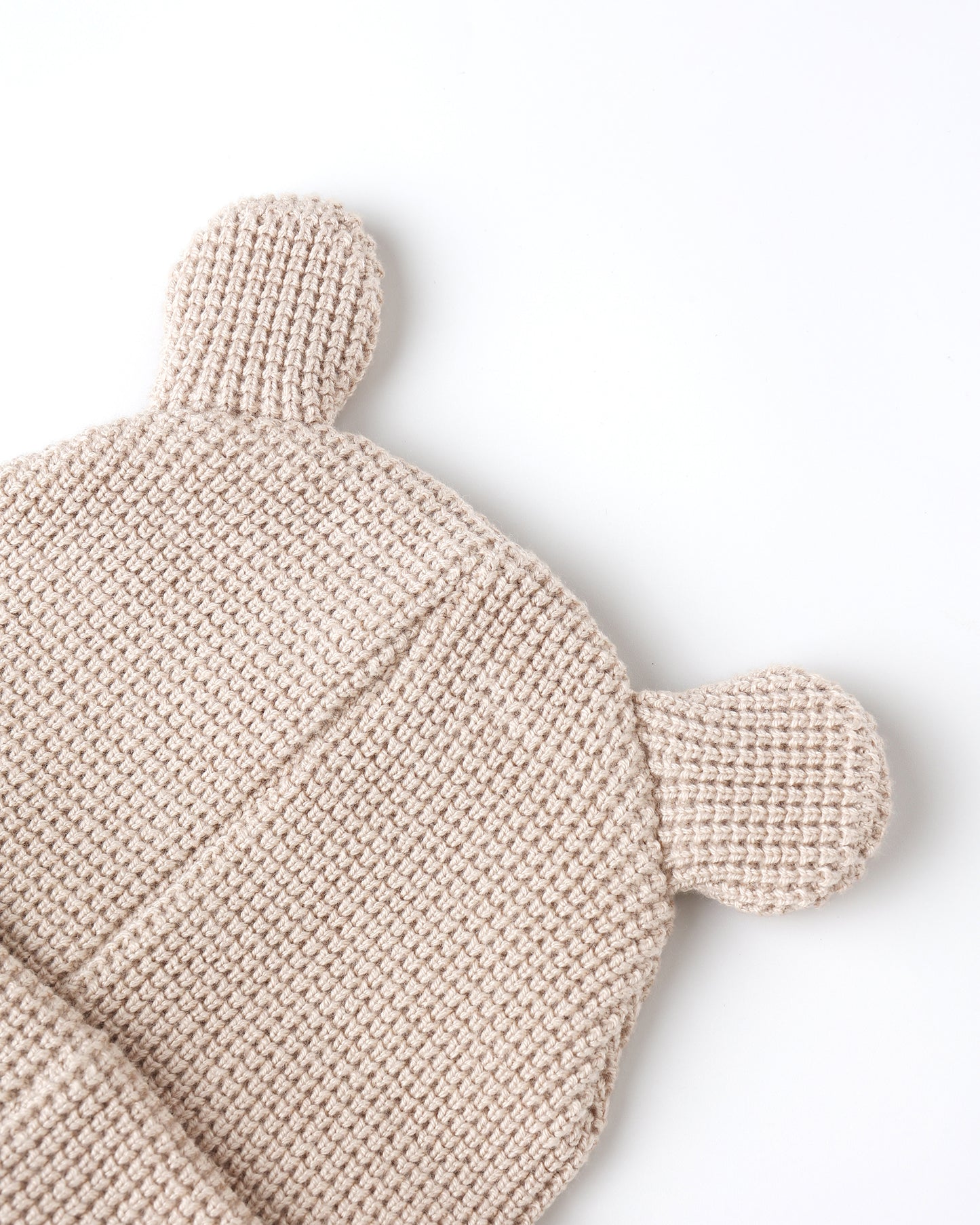 Baby Bear Beanie || Oat - Rylee + Cru | Kids Clothes | Trendy Baby Clothes | Modern Infant Outfits |