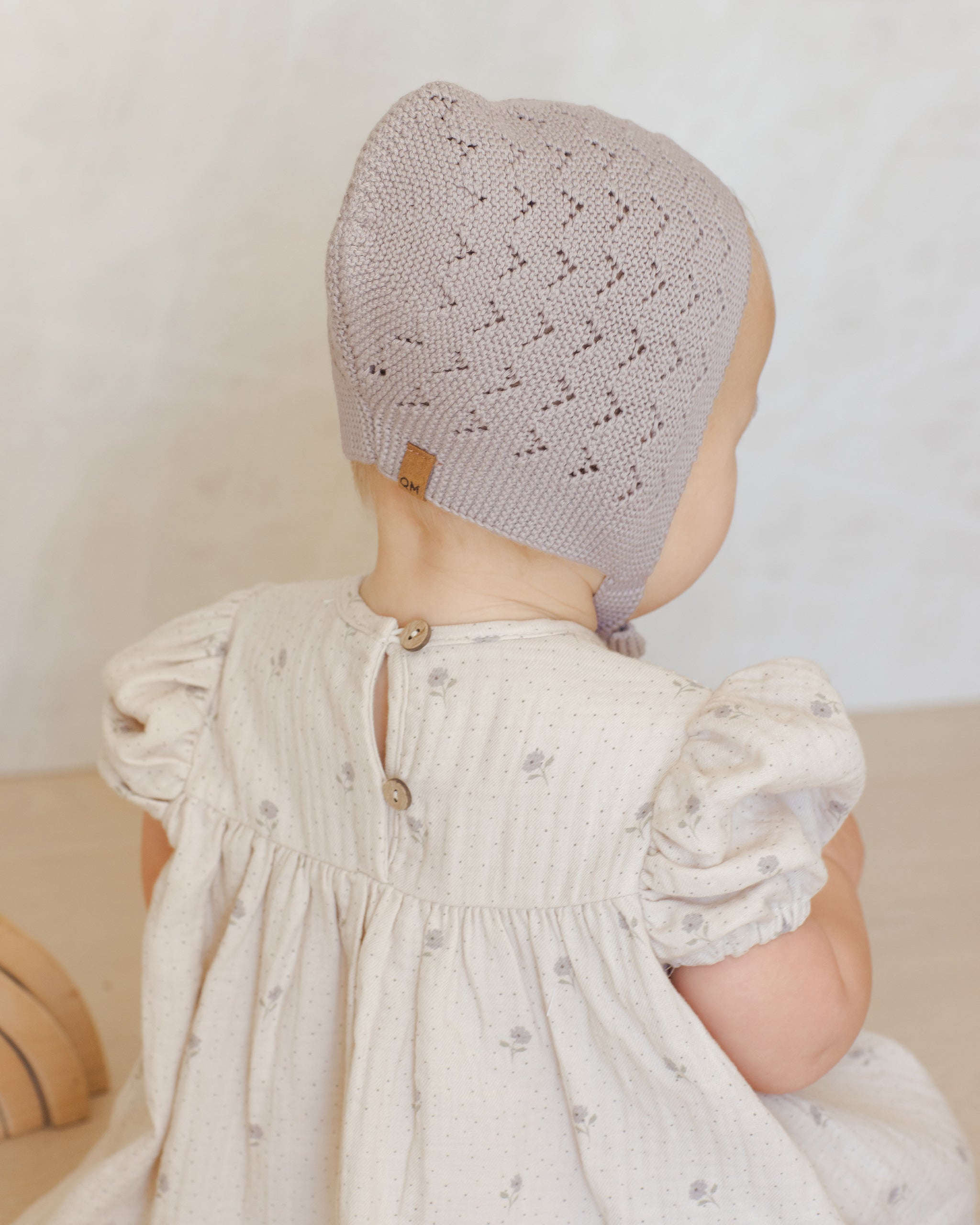 Pointelle Knit Bonnet || Lavender - Rylee + Cru | Kids Clothes | Trendy Baby Clothes | Modern Infant Outfits |