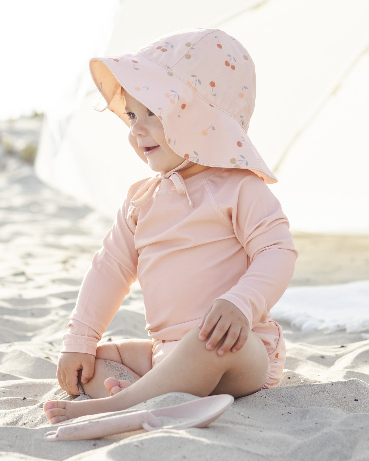 Girls Rashguard Blush - Rylee + Cru | Kids Clothes | Trendy Baby Clothes | Modern Infant Outfits |