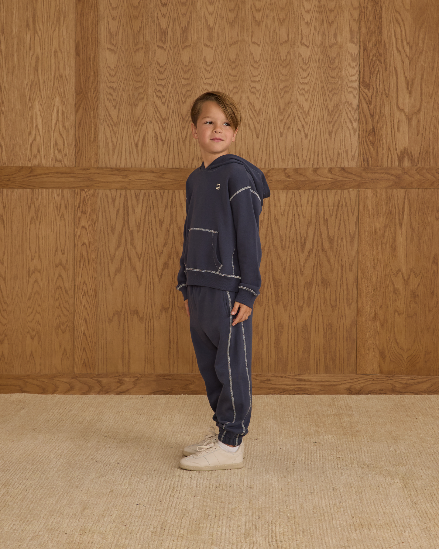 Relaxed Sweatpant || Navy - Rylee + Cru | Kids Clothes | Trendy Baby Clothes | Modern Infant Outfits |