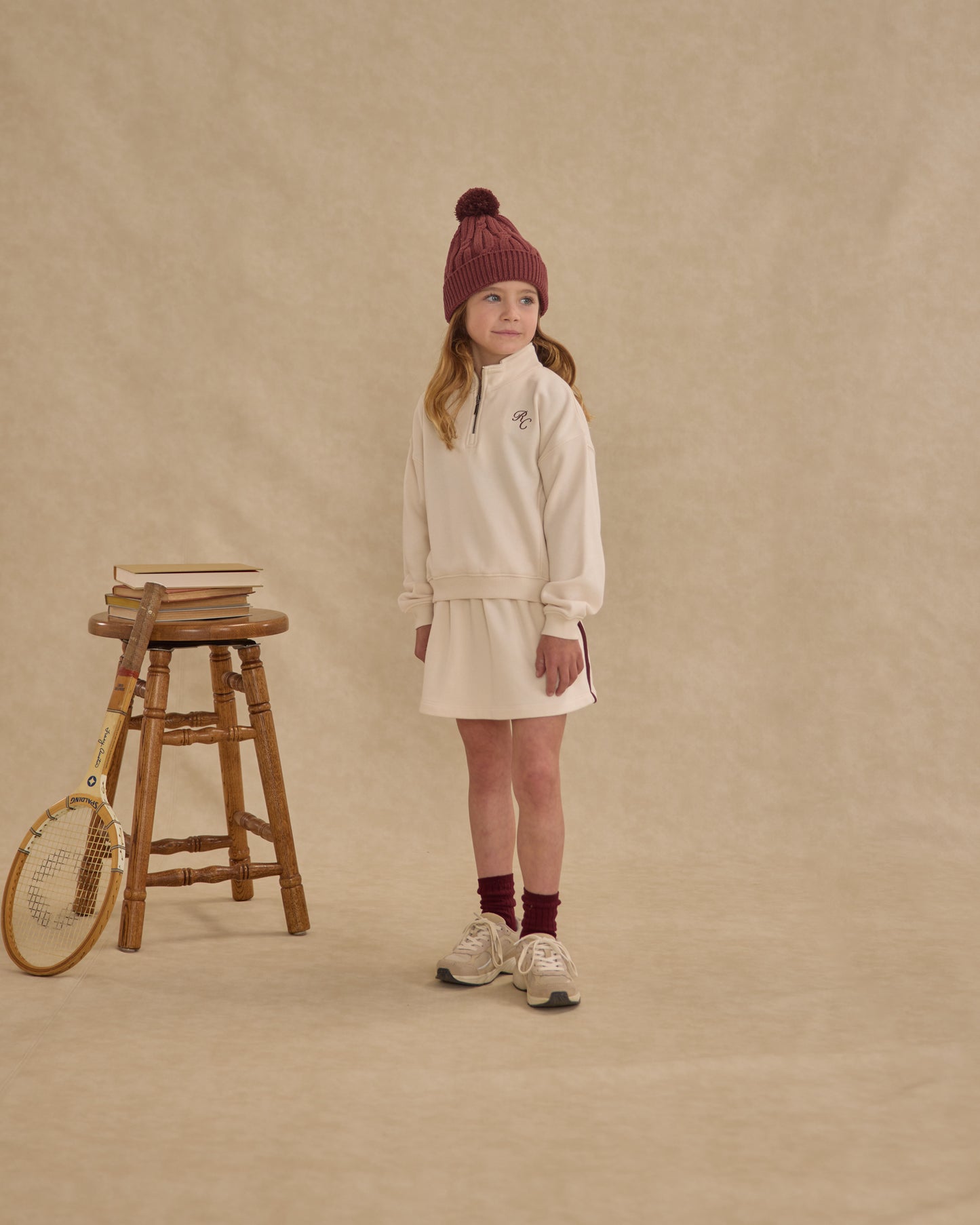 Sports Skirt || Natural - Rylee + Cru | Kids Clothes | Trendy Baby Clothes | Modern Infant Outfits |