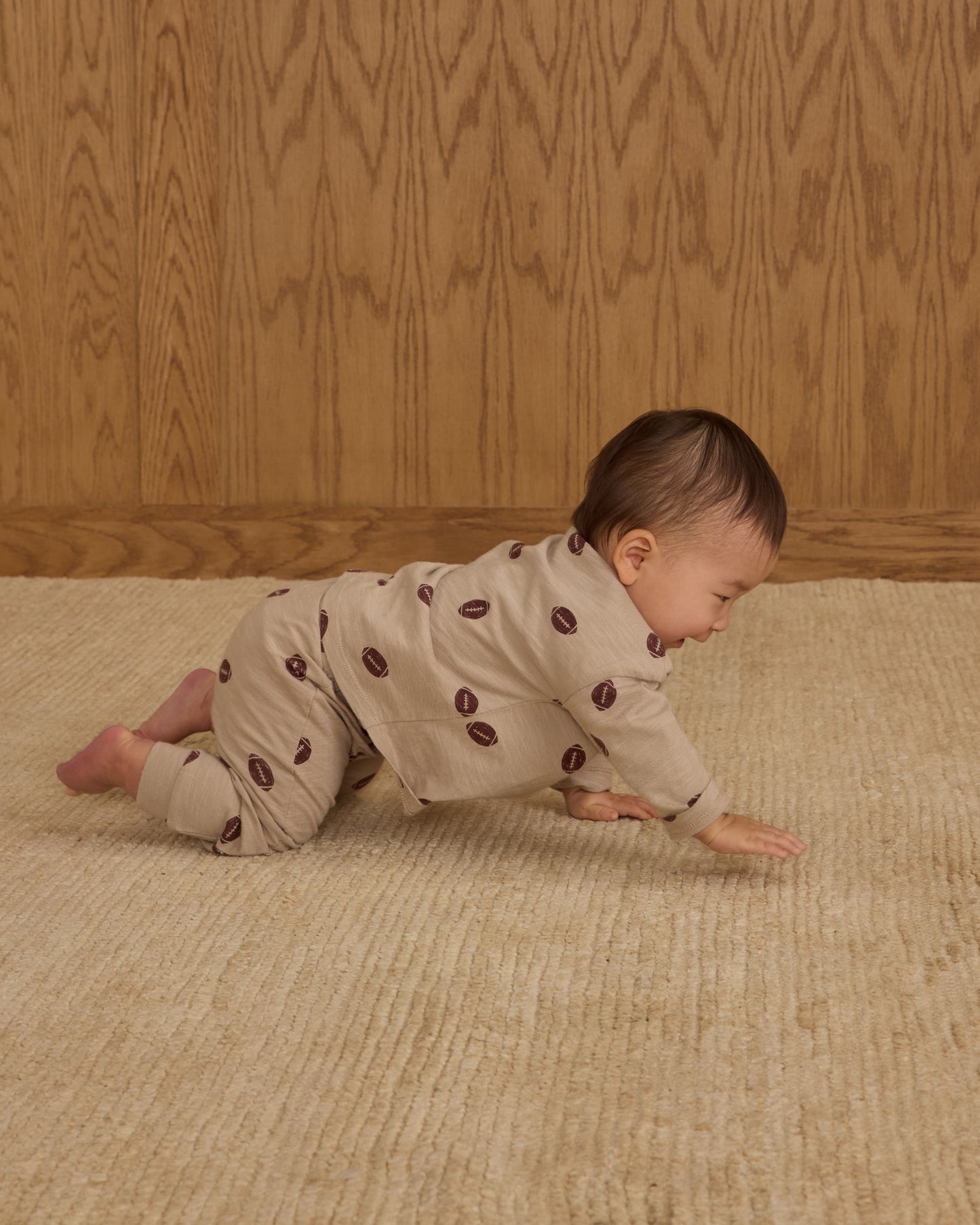 Tee + Pant Set || Footballs - Rylee + Cru | Kids Clothes | Trendy Baby Clothes | Modern Infant Outfits |