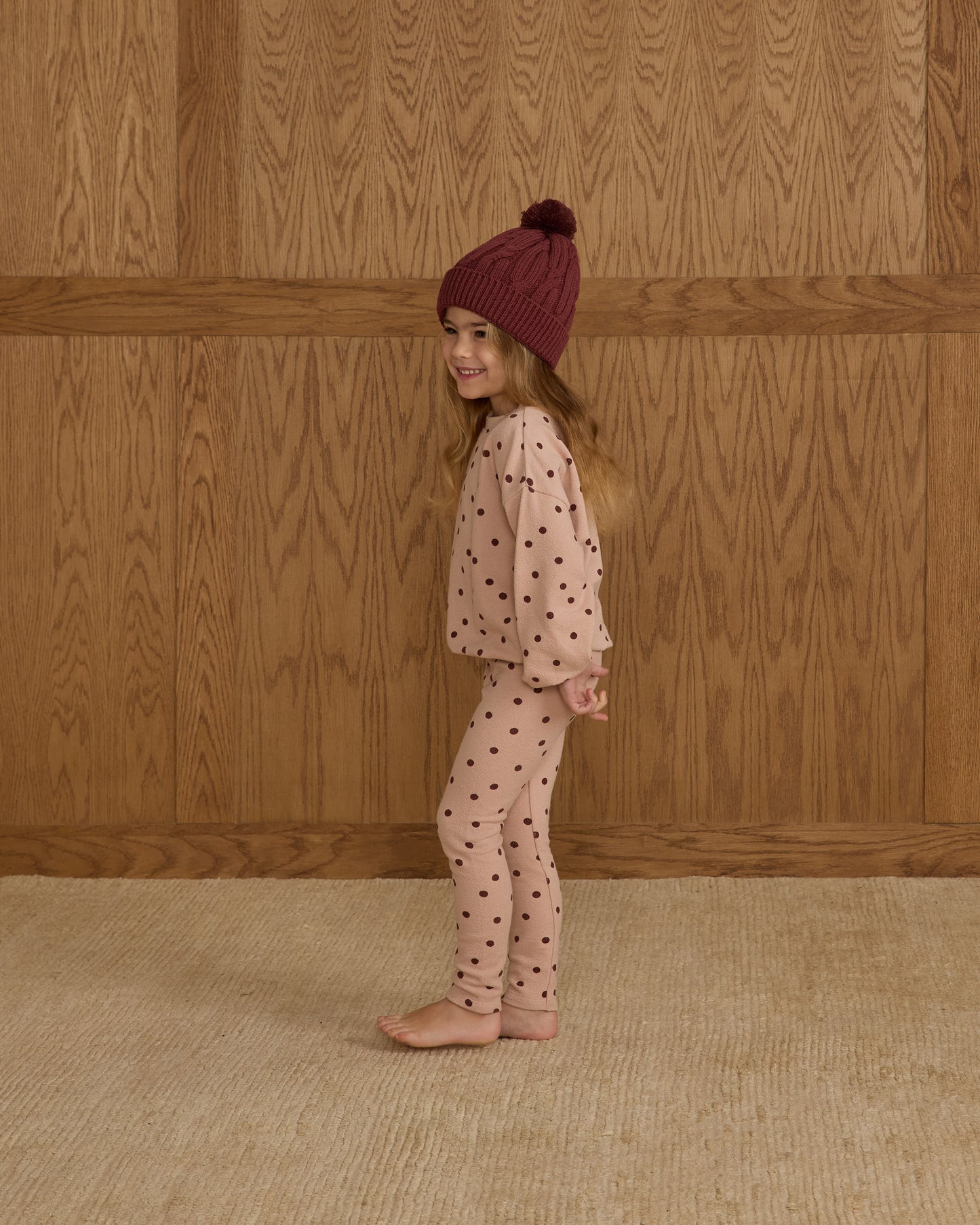 Spongey Knit Set || Polka Dot - Rylee + Cru | Kids Clothes | Trendy Baby Clothes | Modern Infant Outfits |