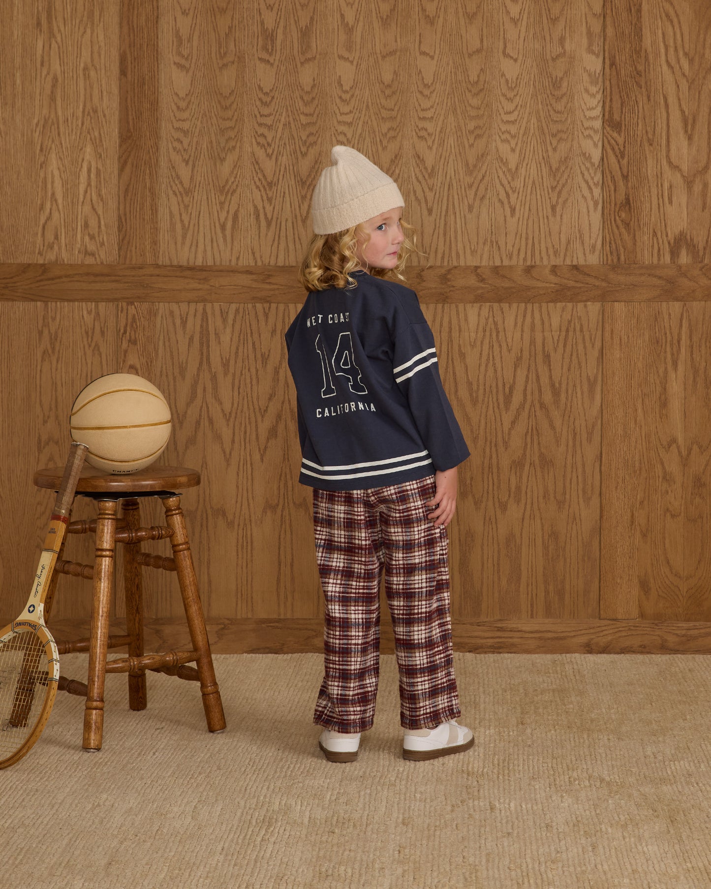 Palmer Pant || Burgundy Plaid - Rylee + Cru | Kids Clothes | Trendy Baby Clothes | Modern Infant Outfits |