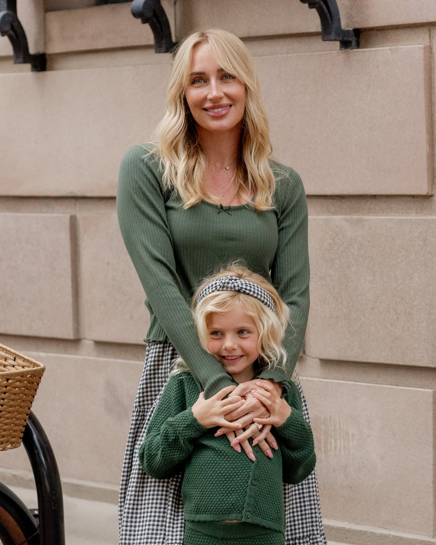 Ribbed Long Sleeve | Green - Rylee + Cru | Kids Clothes | Trendy Baby Clothes | Modern Infant Outfits |