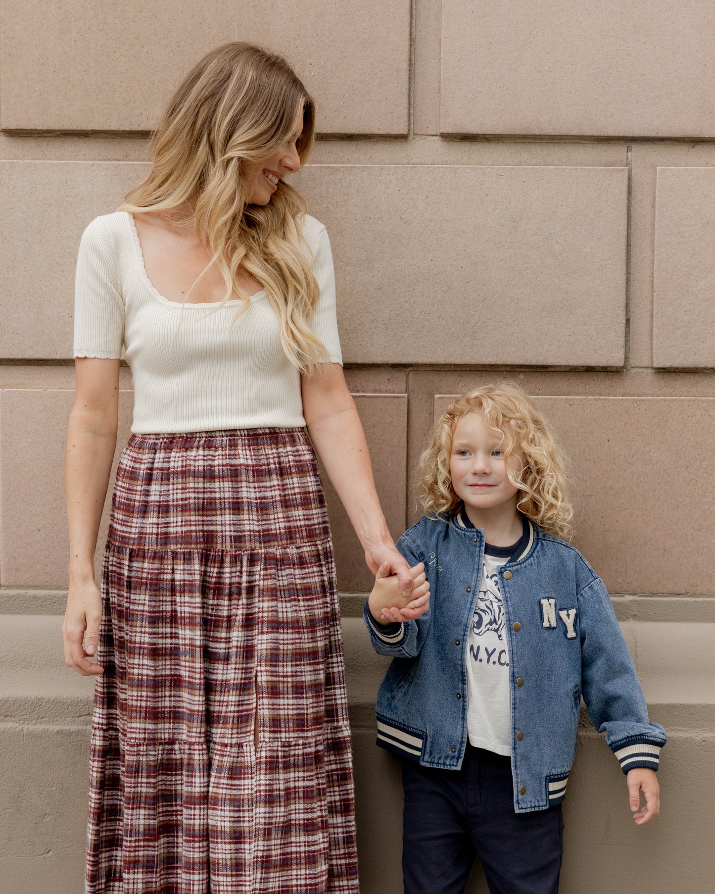 Scallop Tee | Natural - Rylee + Cru | Kids Clothes | Trendy Baby Clothes | Modern Infant Outfits |