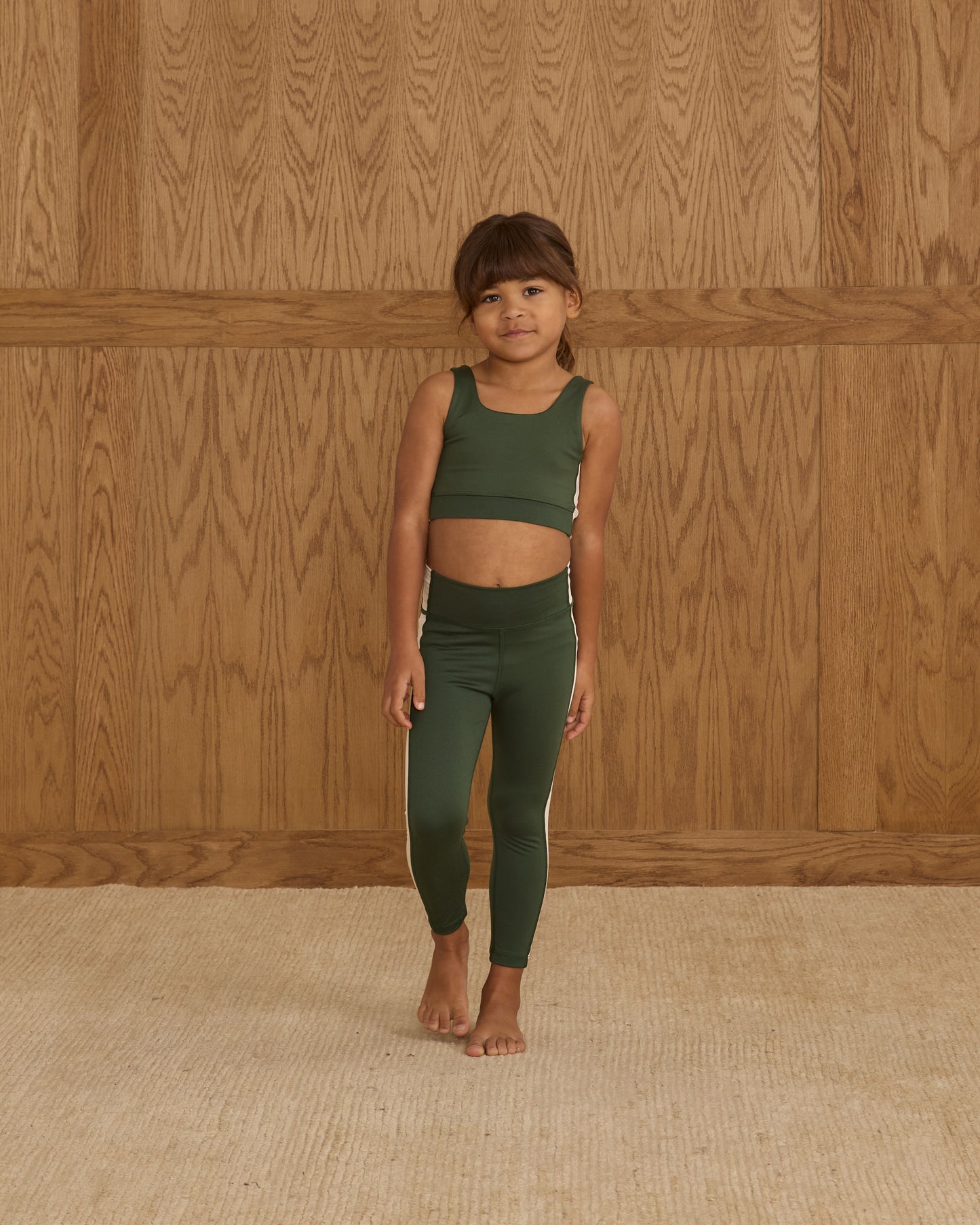 Swift Sports Bra || Green - Rylee + Cru | Kids Clothes | Trendy Baby Clothes | Modern Infant Outfits |