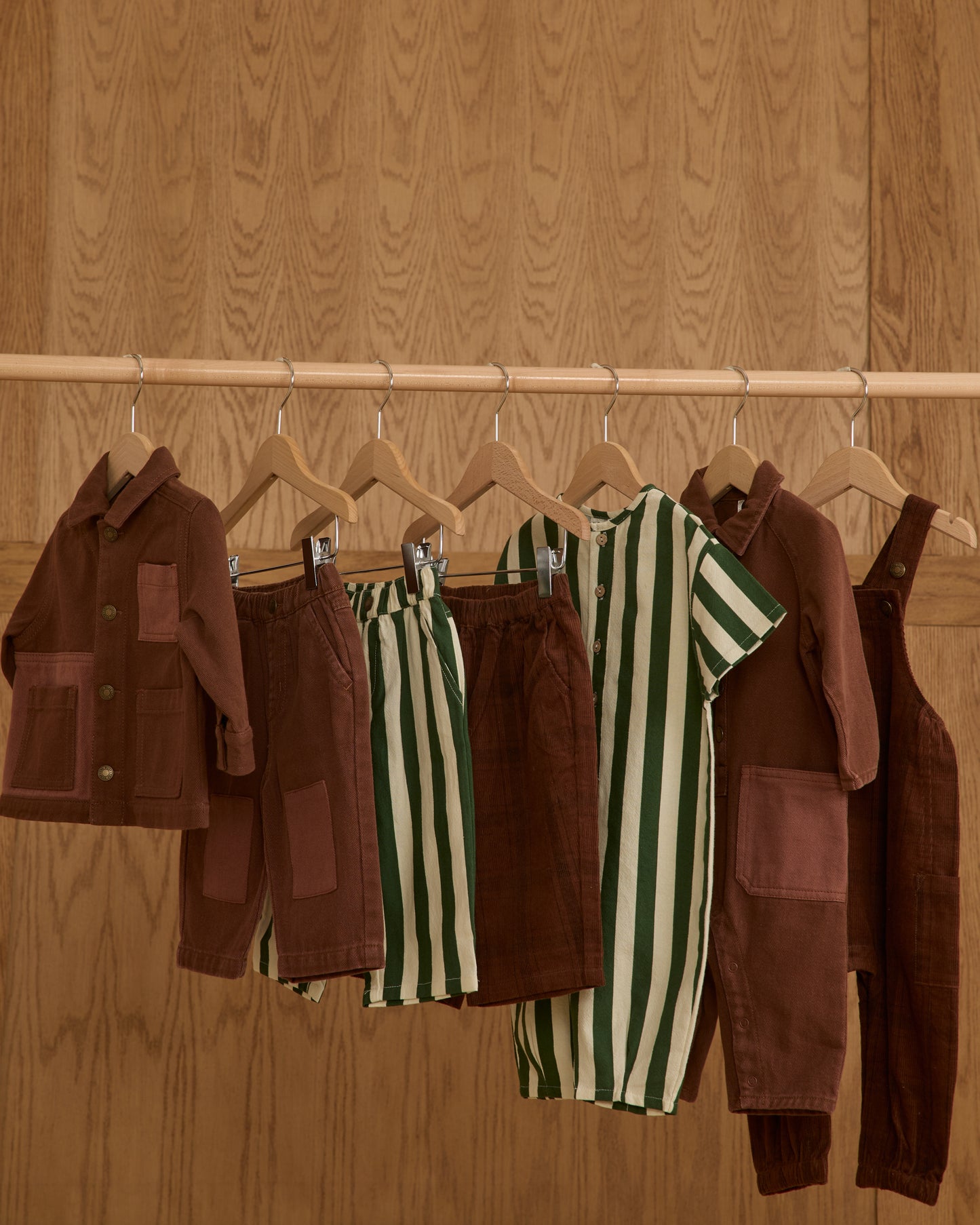 Corduroy Baggy Pant || Brown Plaid - Rylee + Cru | Kids Clothes | Trendy Baby Clothes | Modern Infant Outfits |