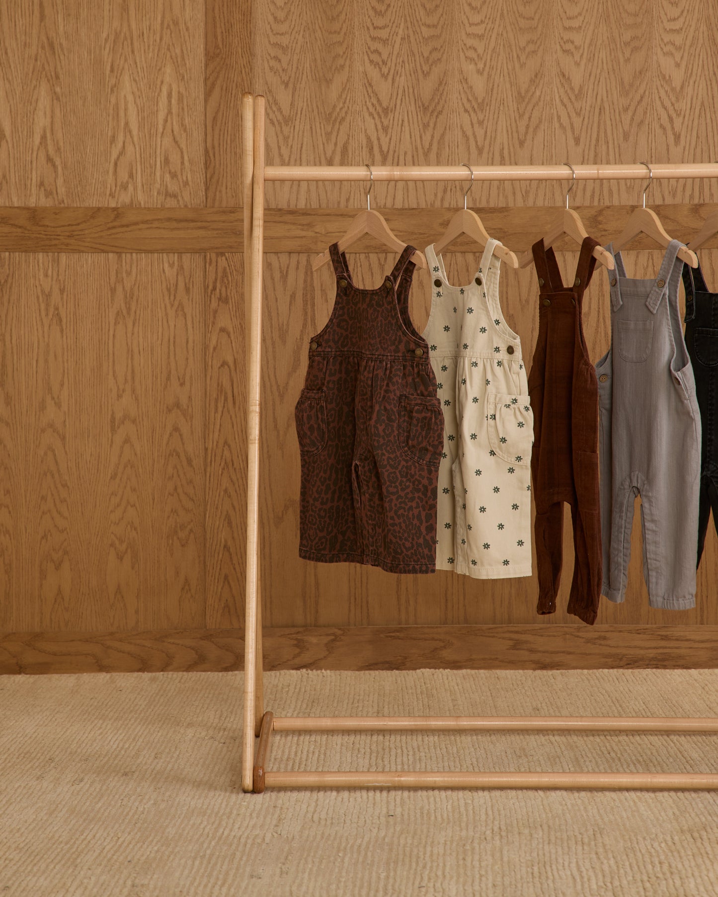 Wide Leg Overall || Leopard - Rylee + Cru | Kids Clothes | Trendy Baby Clothes | Modern Infant Outfits |