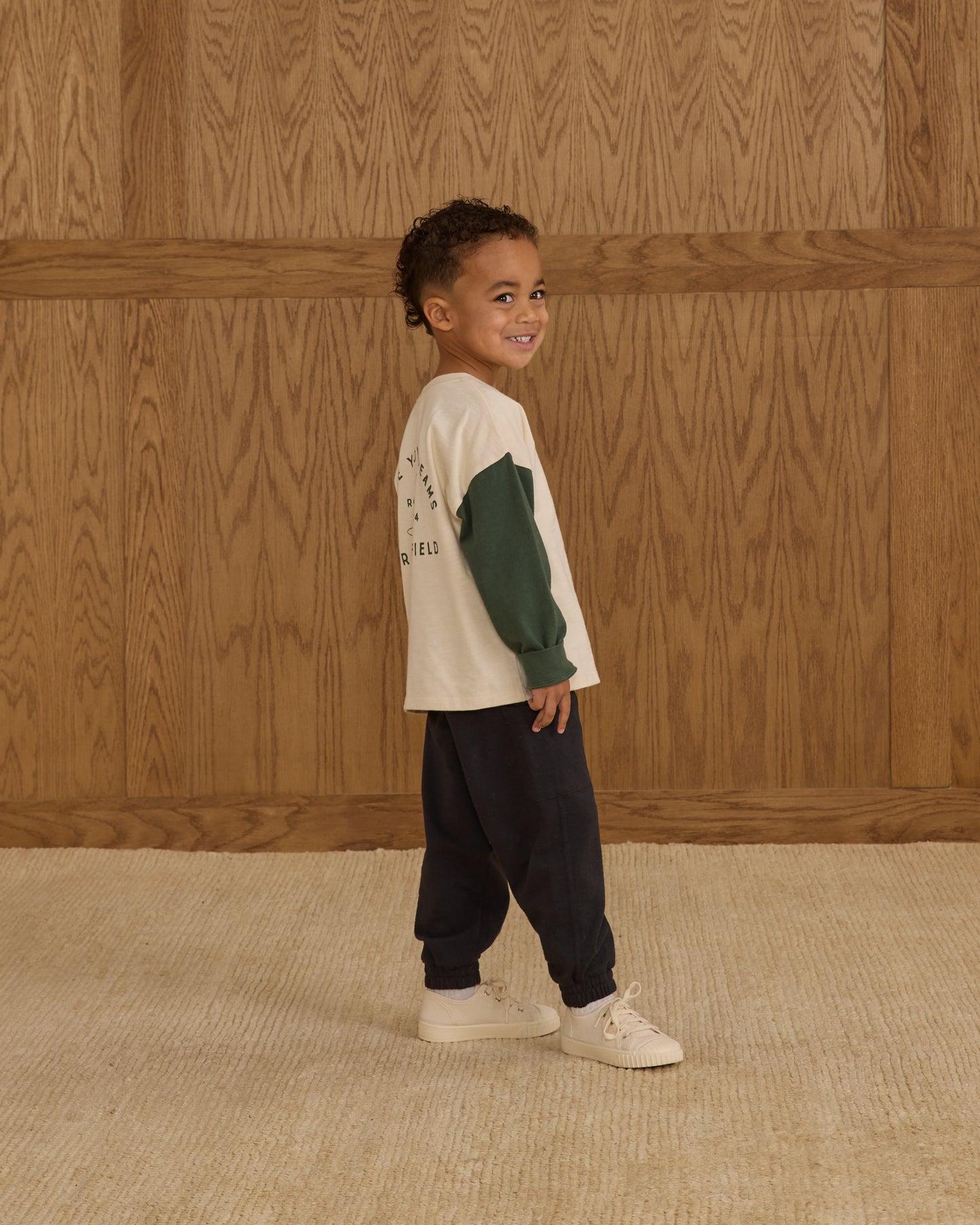 Relaxed Long Sleeve Henley || Chase Your Dreams - Rylee + Cru | Kids Clothes | Trendy Baby Clothes | Modern Infant Outfits |